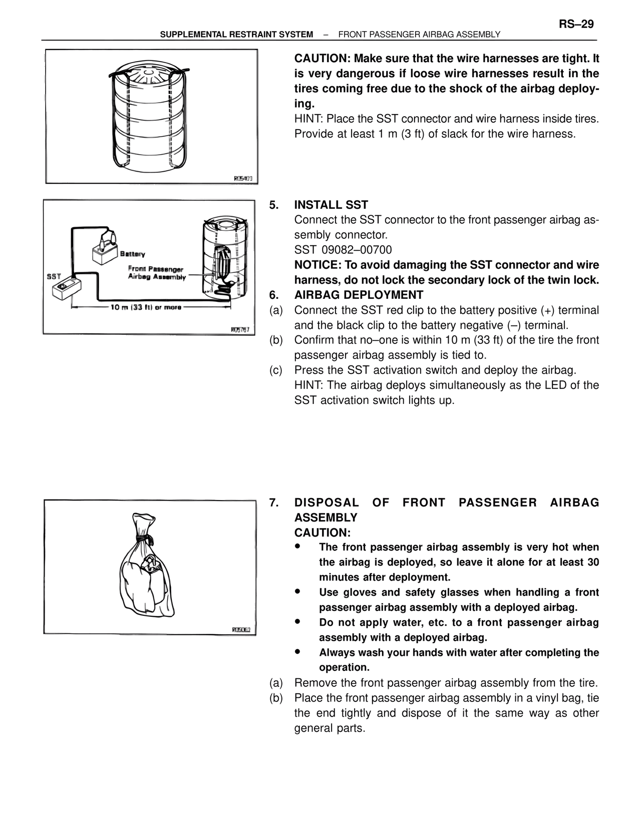 Supplemental Restraint System — MK4 Supra Supplemental Restraint System, page 29