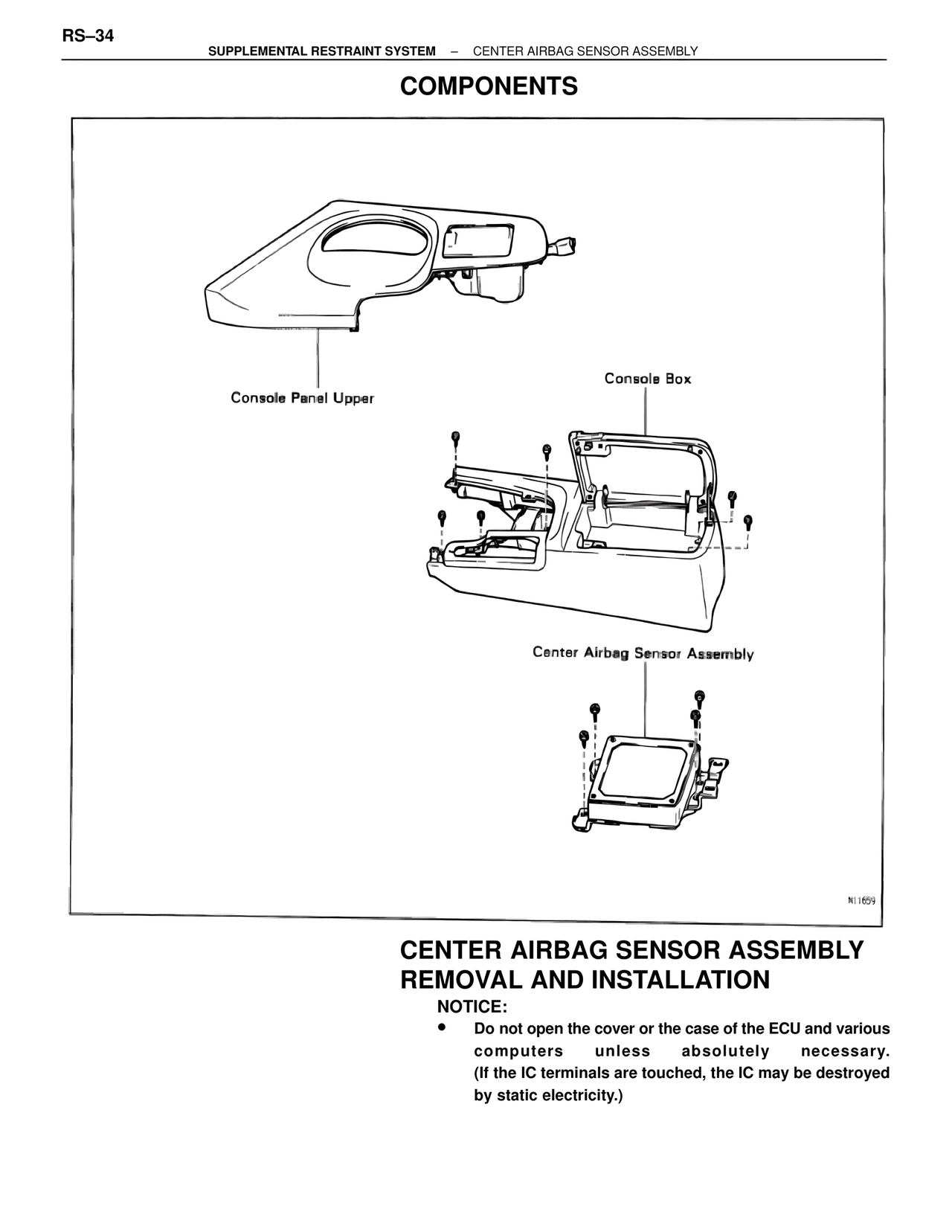 Components — MK4 Supra Supplemental Restraint System, page 34