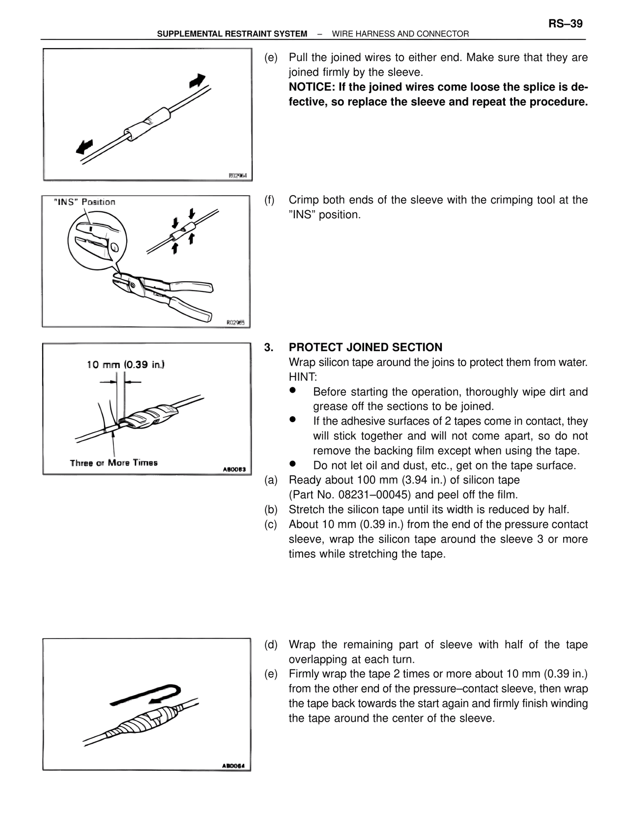 Supplemental Restraint System — MK4 Supra Supplemental Restraint System, page 39