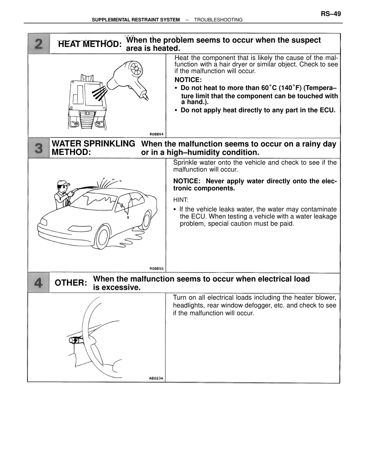 Supplemental Restraint System — MK4 Supra Supplemental Restraint System, page 49