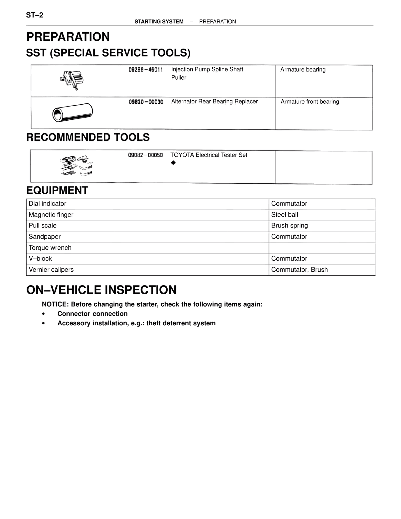 Preparation — MK4 Supra Starting System, page 2