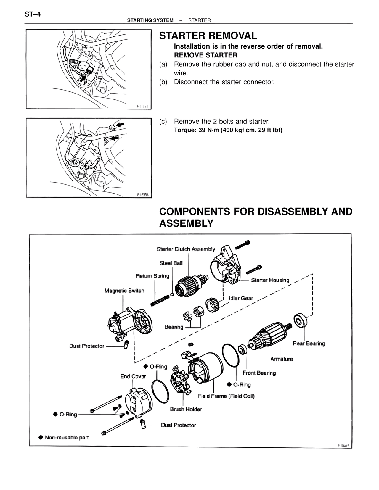 Starter Removal — MK4 Supra Starting System, page 4