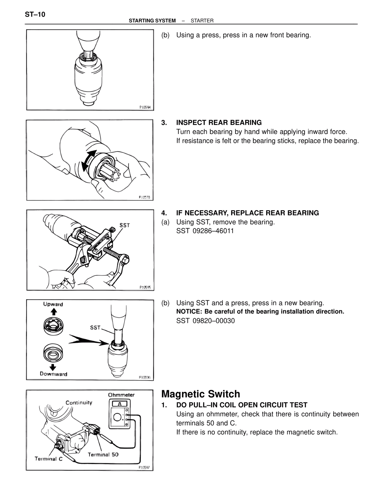 Starting System — MK4 Supra Starting System, page 10