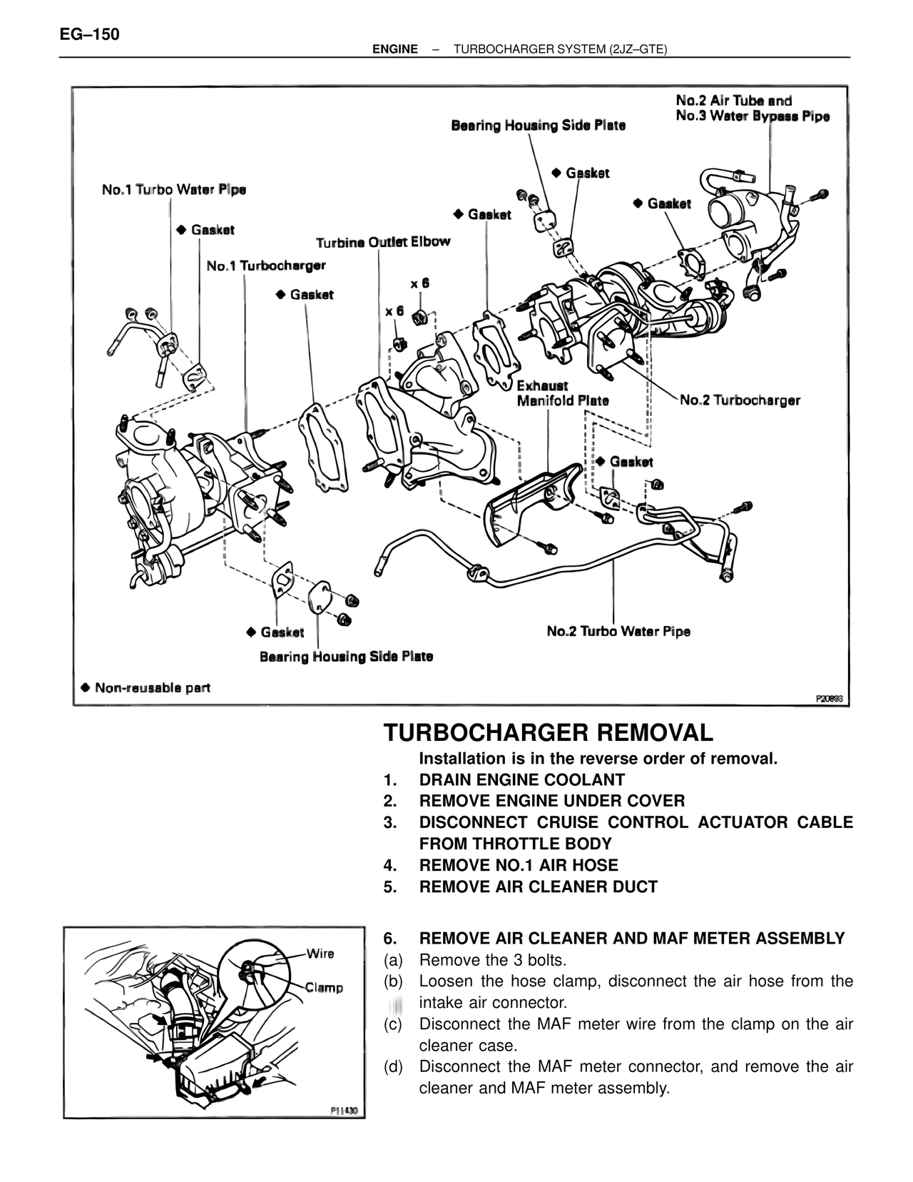 Turbocharger Removal — MK4 Supra Turbocharger System 2JZ-GTE, page 11