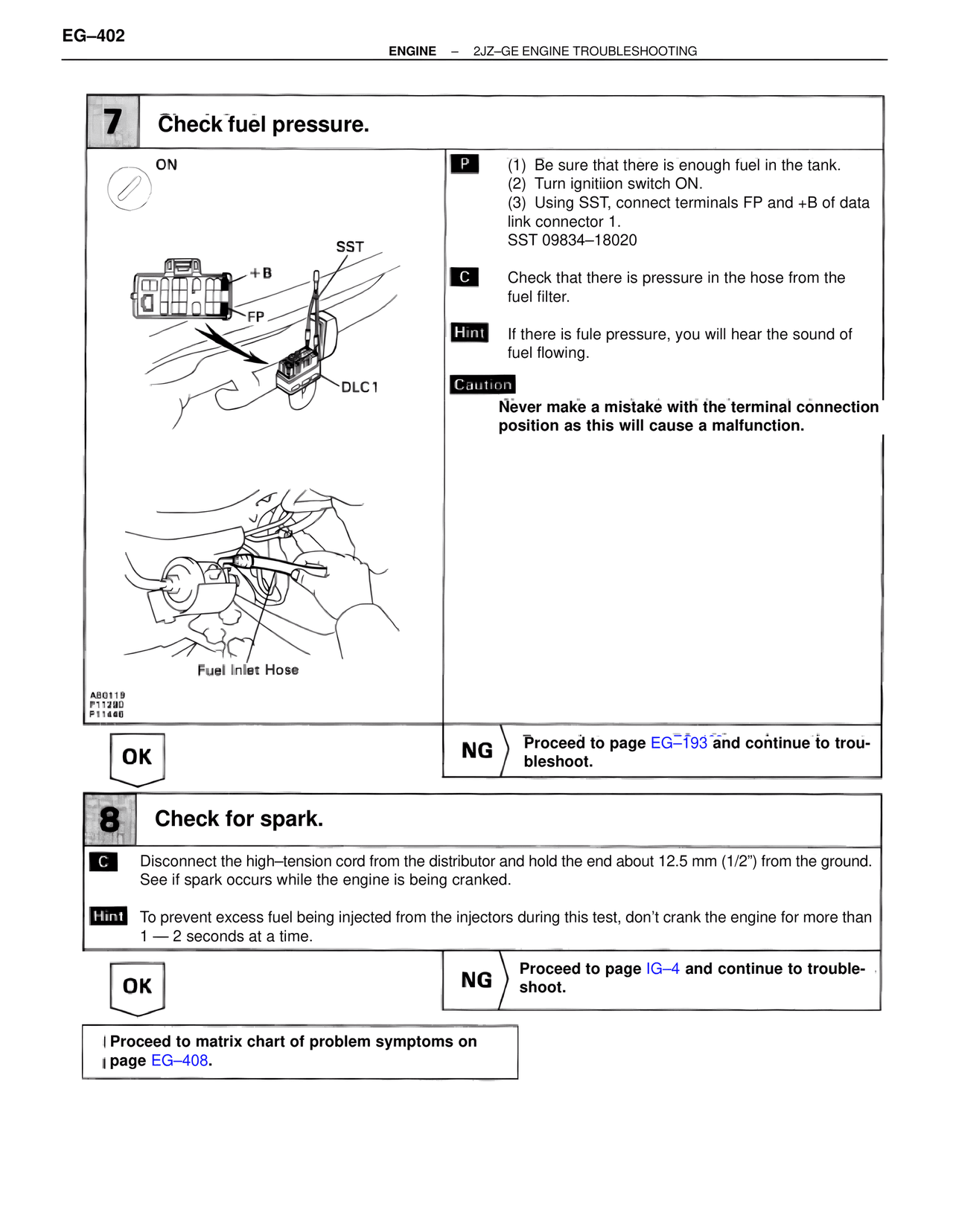 Troubleshooting 2JZ-GE — MK4 Supra Troubleshooting 2JZ-GE, page 22