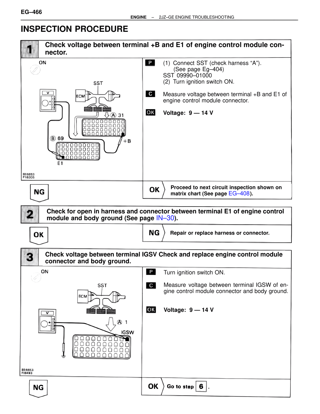 Inspection Procedure — MK4 Supra Troubleshooting 2JZ-GE, page 86