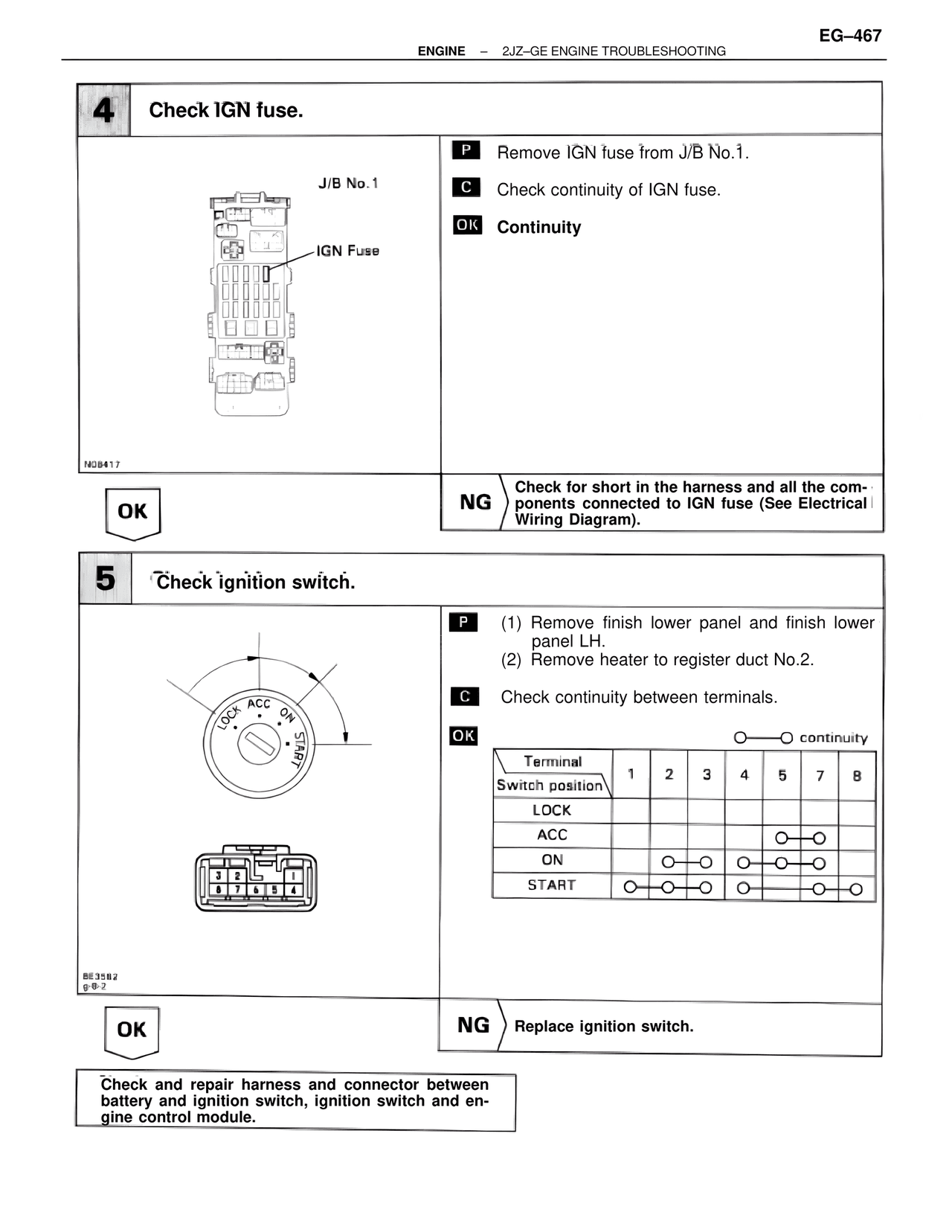 Troubleshooting 2JZ-GE — MK4 Supra Troubleshooting 2JZ-GE, page 87
