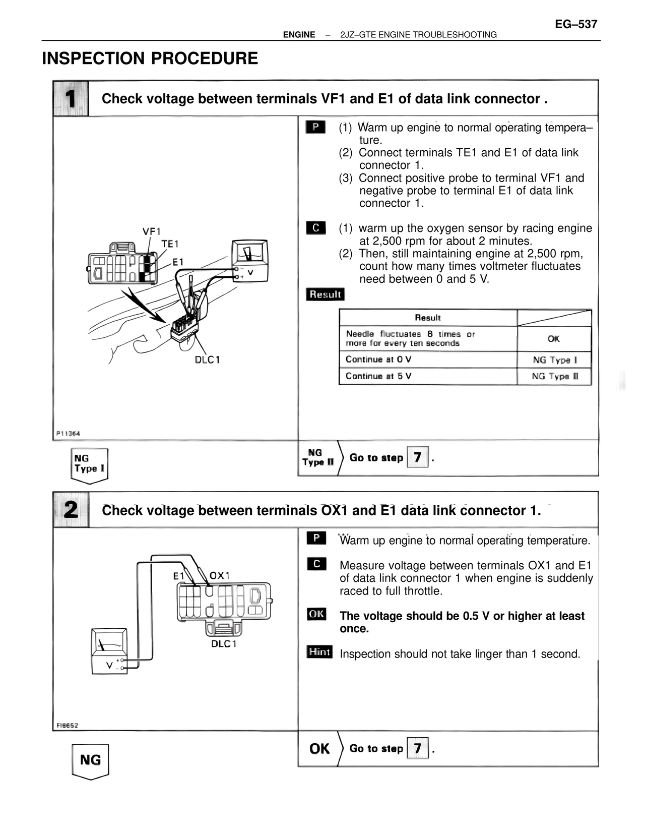Inspection Procedure — MK4 Supra Troubleshooting 2JZ-GTE, page 51
