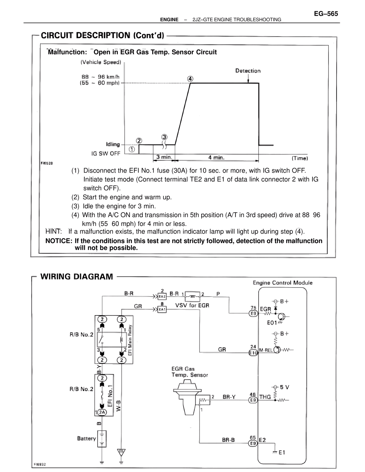 Circuit Description (Cont'd) — MK4 Supra Troubleshooting 2JZ-GTE, page 79