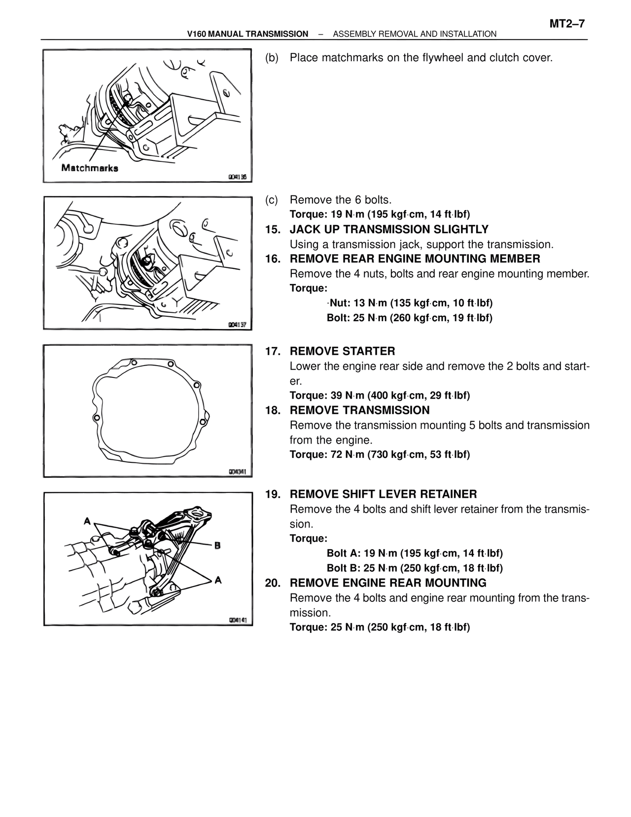 V160/V161 Manual Transmission — MK4 Supra V160/V161 Manual Transmission, page 8