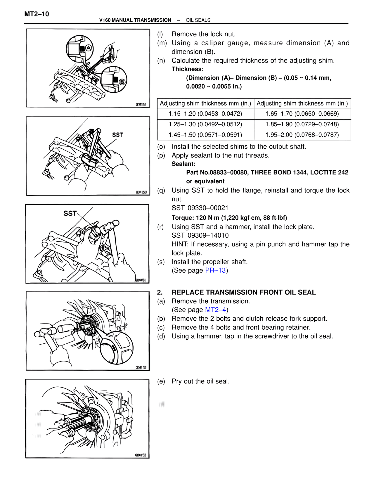 V160/V161 Manual Transmission — MK4 Supra V160/V161 Manual Transmission, page 11