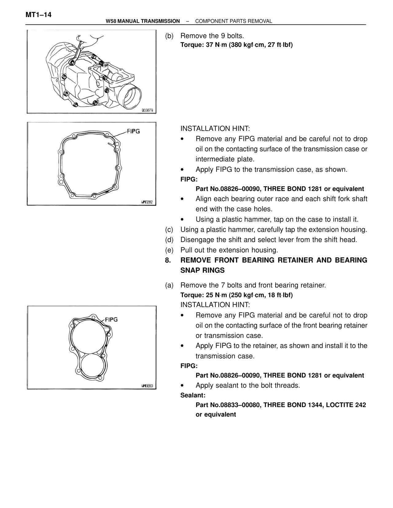 W58 Manual Transmission — MK4 Supra W58 Manual Transmission, page 15