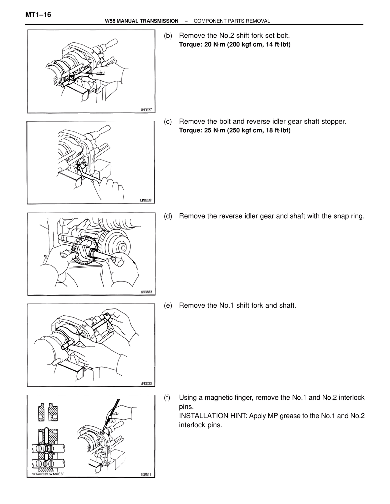 W58 Manual Transmission — MK4 Supra W58 Manual Transmission, page 17