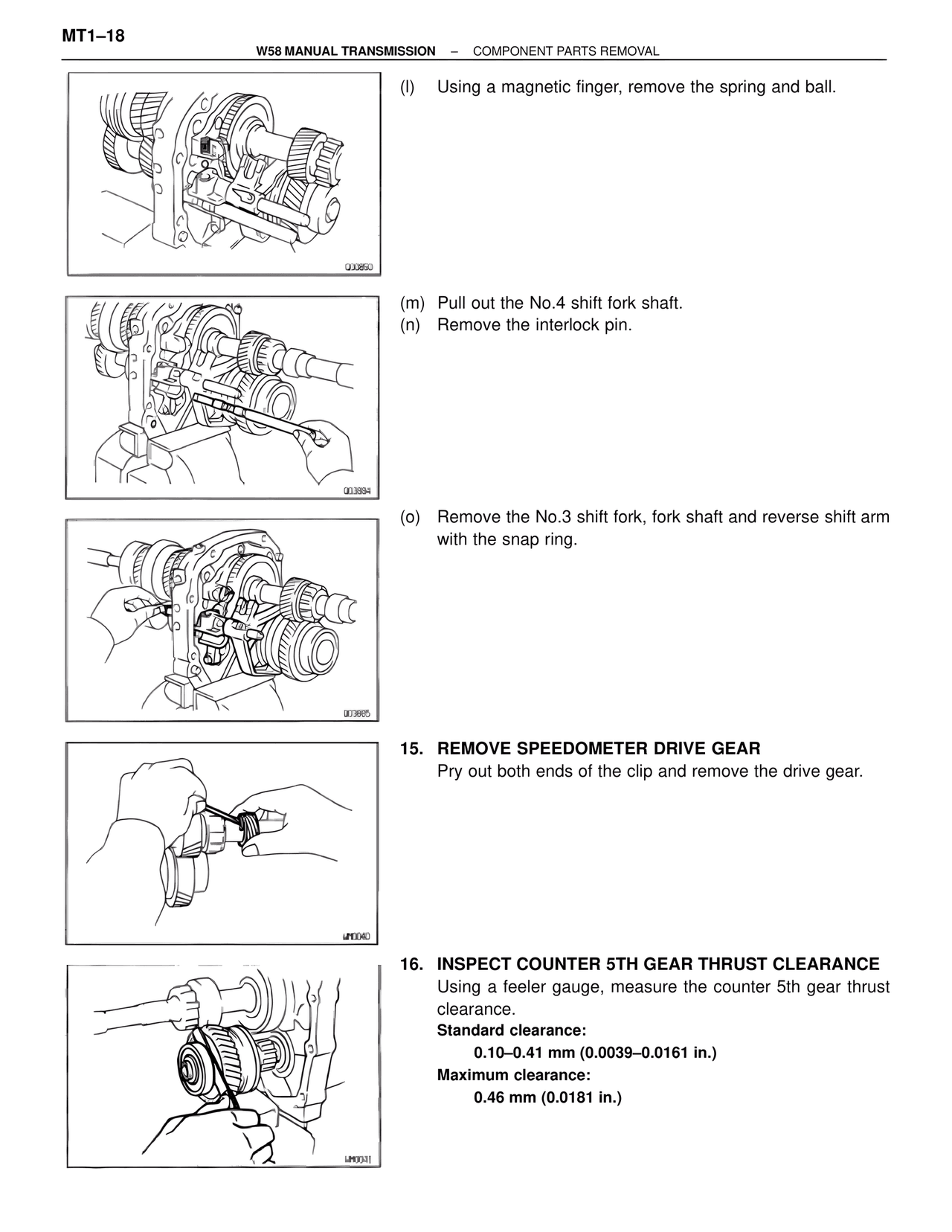 W58 Manual Transmission — MK4 Supra W58 Manual Transmission, page 19
