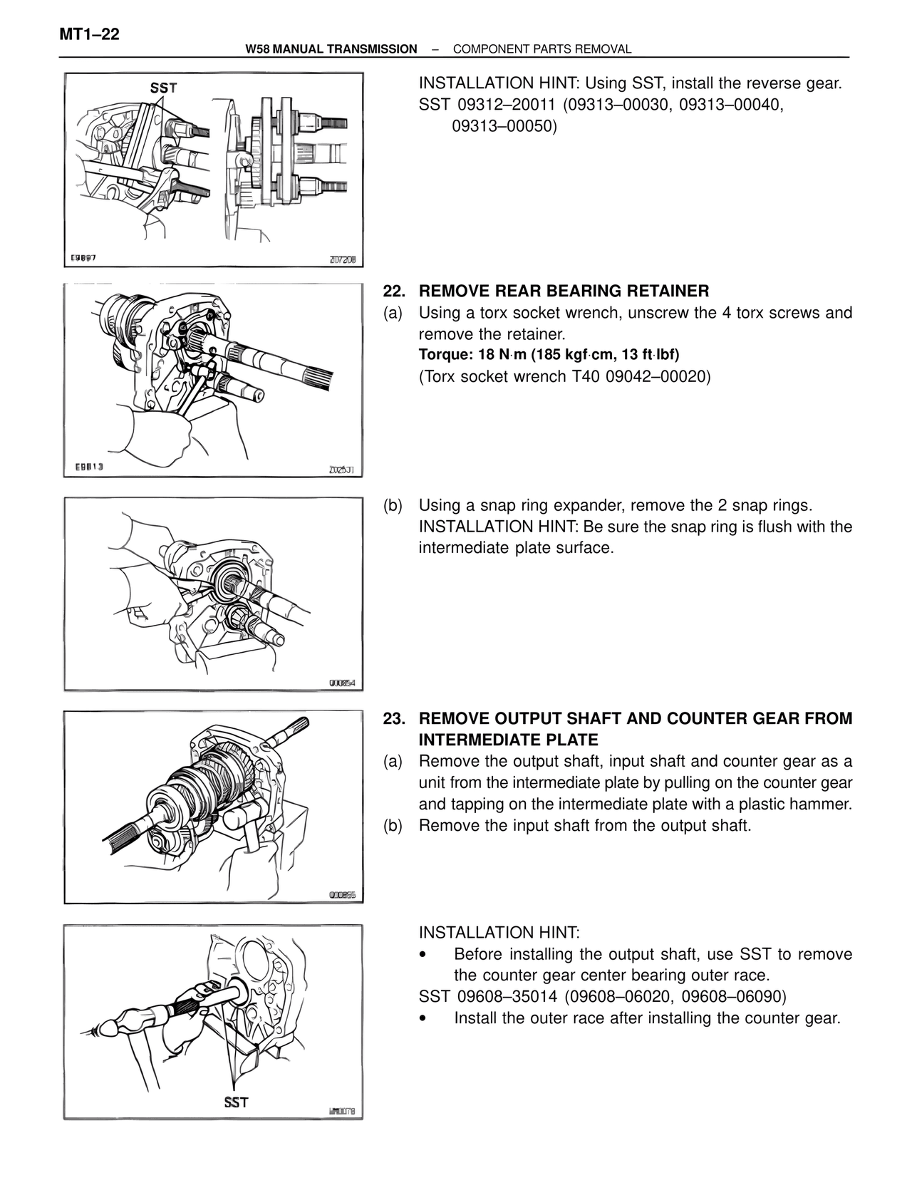 W58 Manual Transmission — MK4 Supra W58 Manual Transmission, page 23