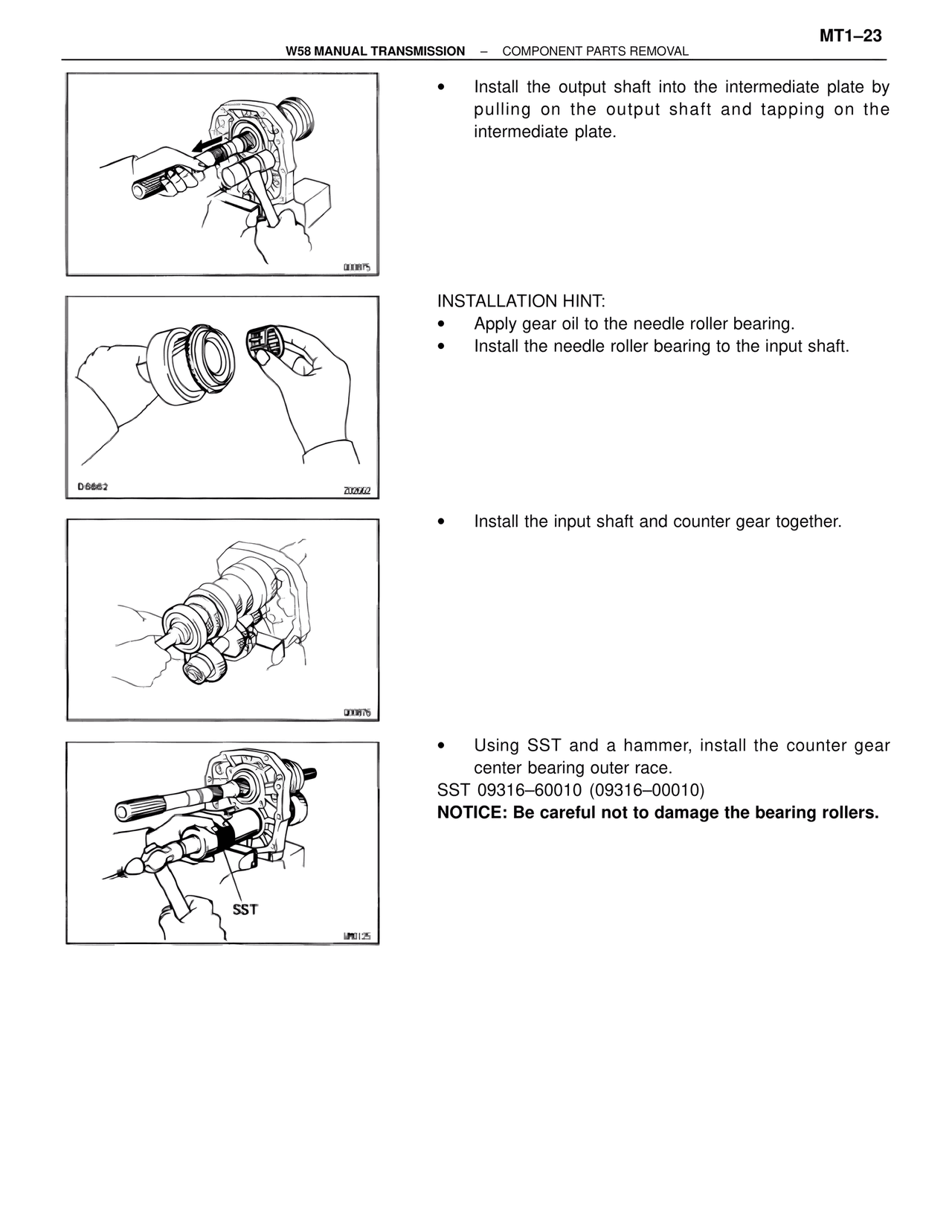 W58 Manual Transmission — MK4 Supra W58 Manual Transmission, page 24