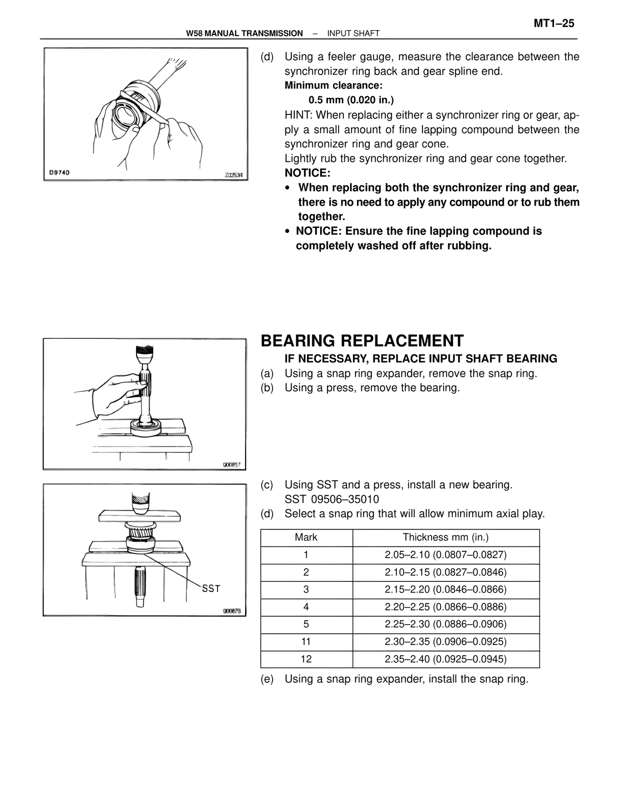 Bearing Replacement — MK4 Supra W58 Manual Transmission, page 26
