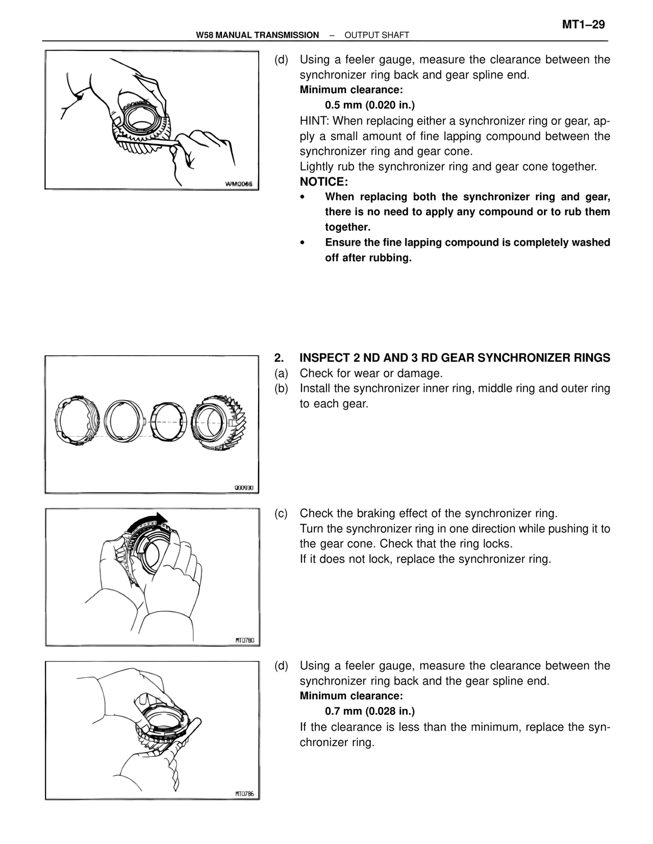 W58 Manual Transmission — MK4 Supra W58 Manual Transmission, page 30
