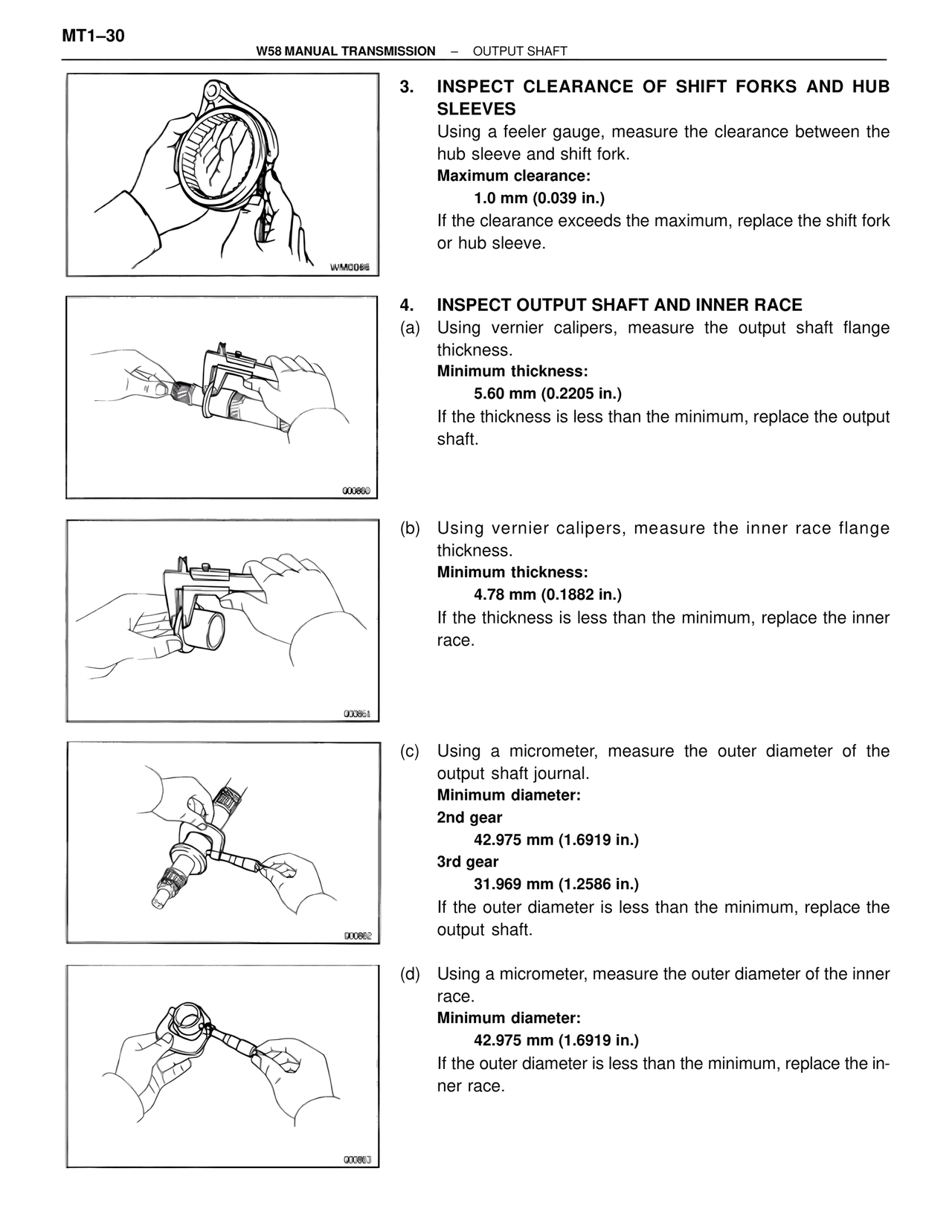 Output Shaft — MK4 Supra W58 Manual Transmission, page 31