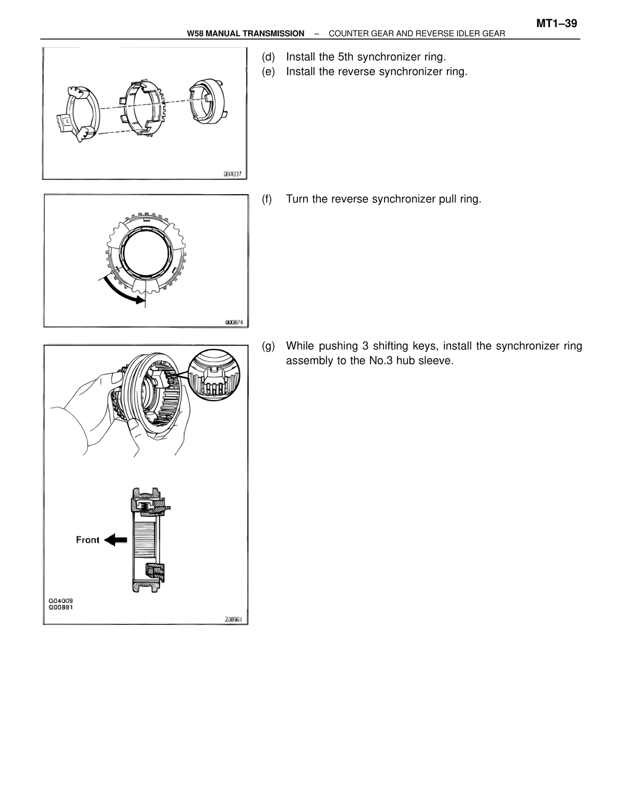 W58 Manual Transmission — MK4 Supra W58 Manual Transmission, page 40
