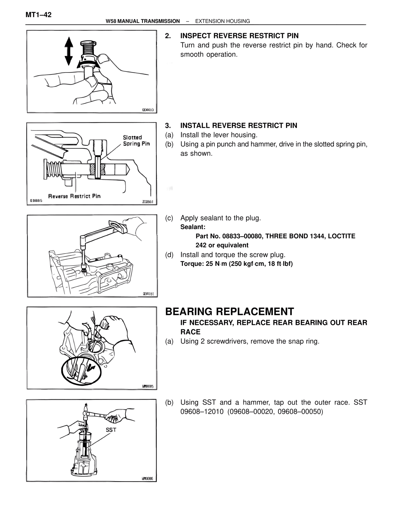 Bearing Replacement — MK4 Supra W58 Manual Transmission, page 43