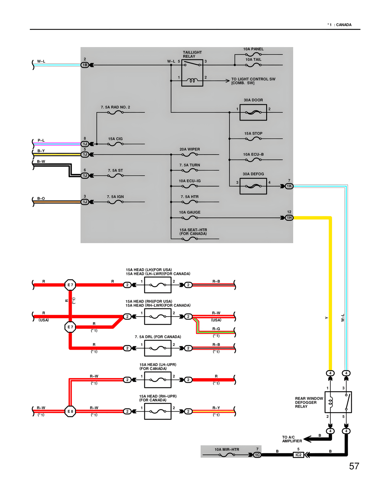 Wiring Diagrams — MK4 Supra Wiring Diagrams, page 56
