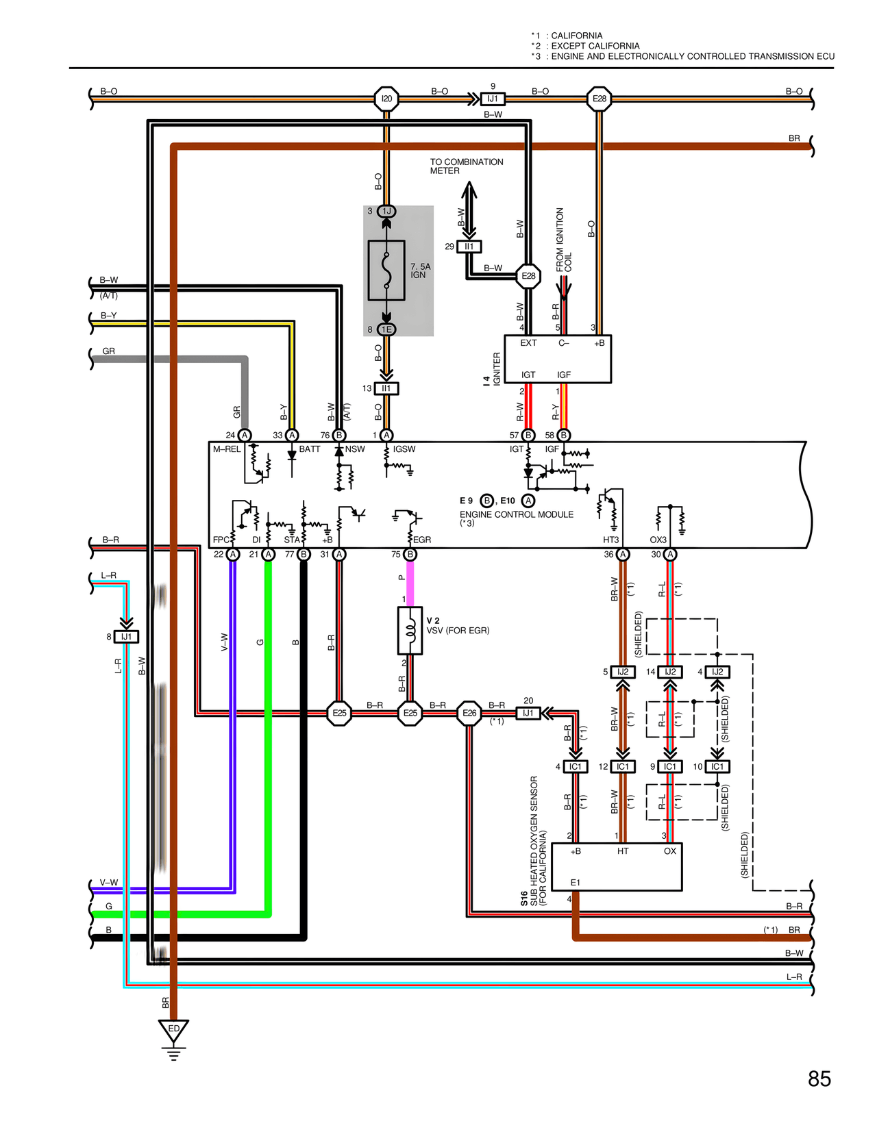 Wiring Diagrams — MK4 Supra Wiring Diagrams, page 83