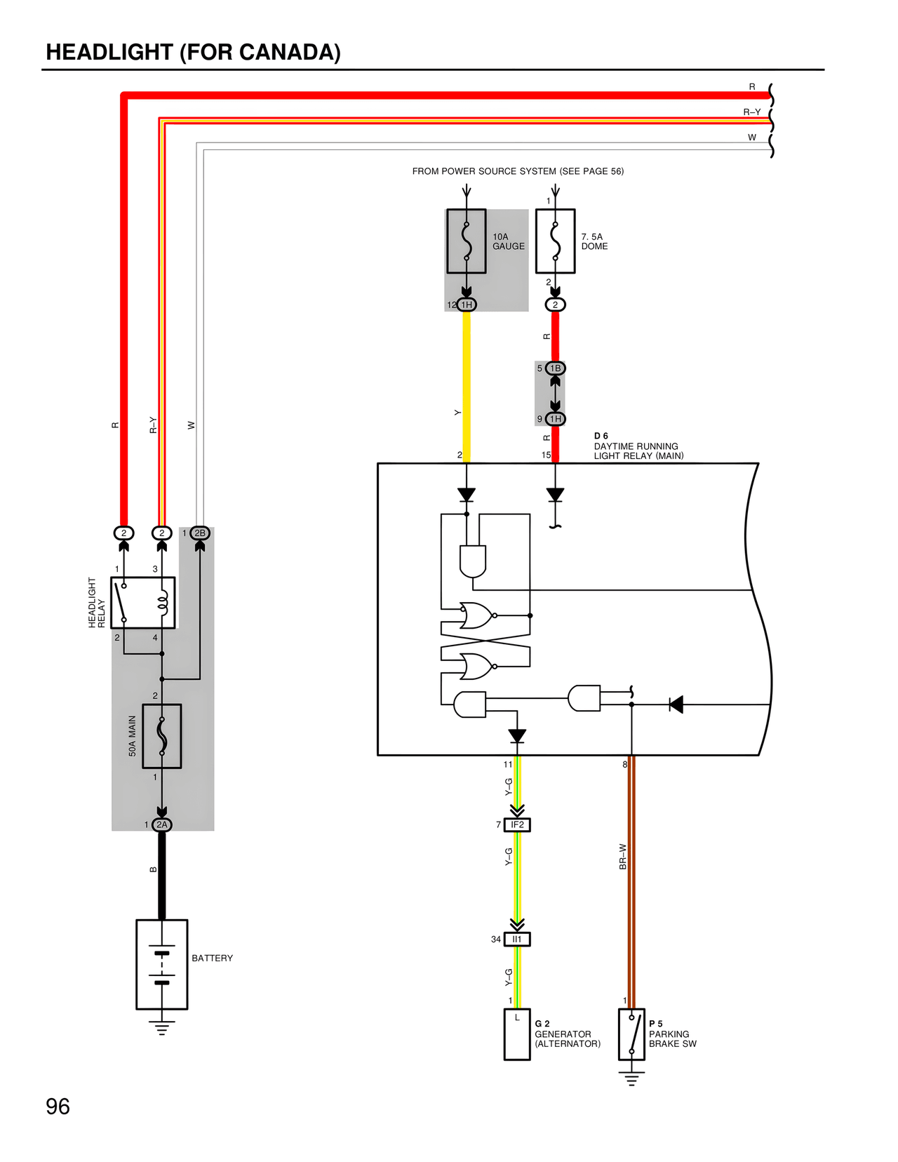 Wiring Diagrams — MK4 Supra Wiring Diagrams, page 94