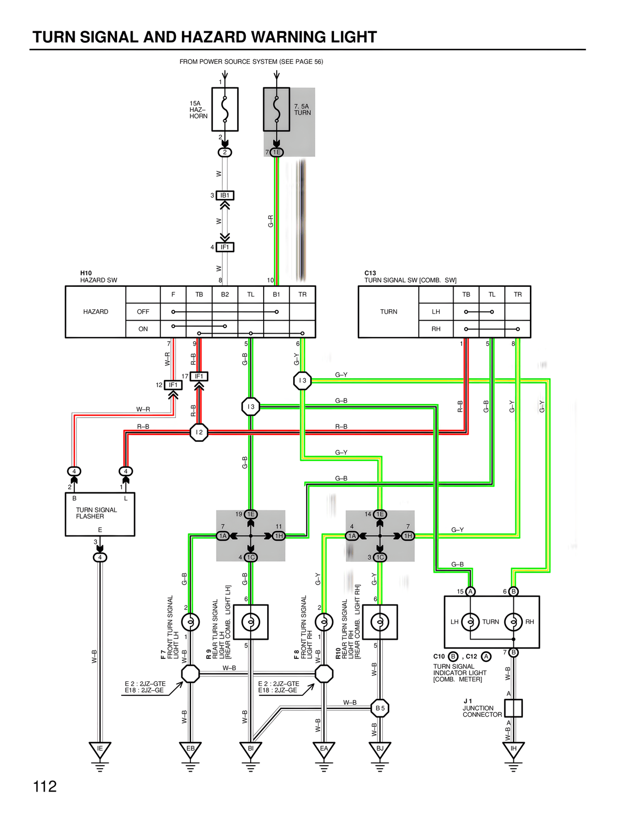 Wiring Diagrams — MK4 Supra Wiring Diagrams, page 110