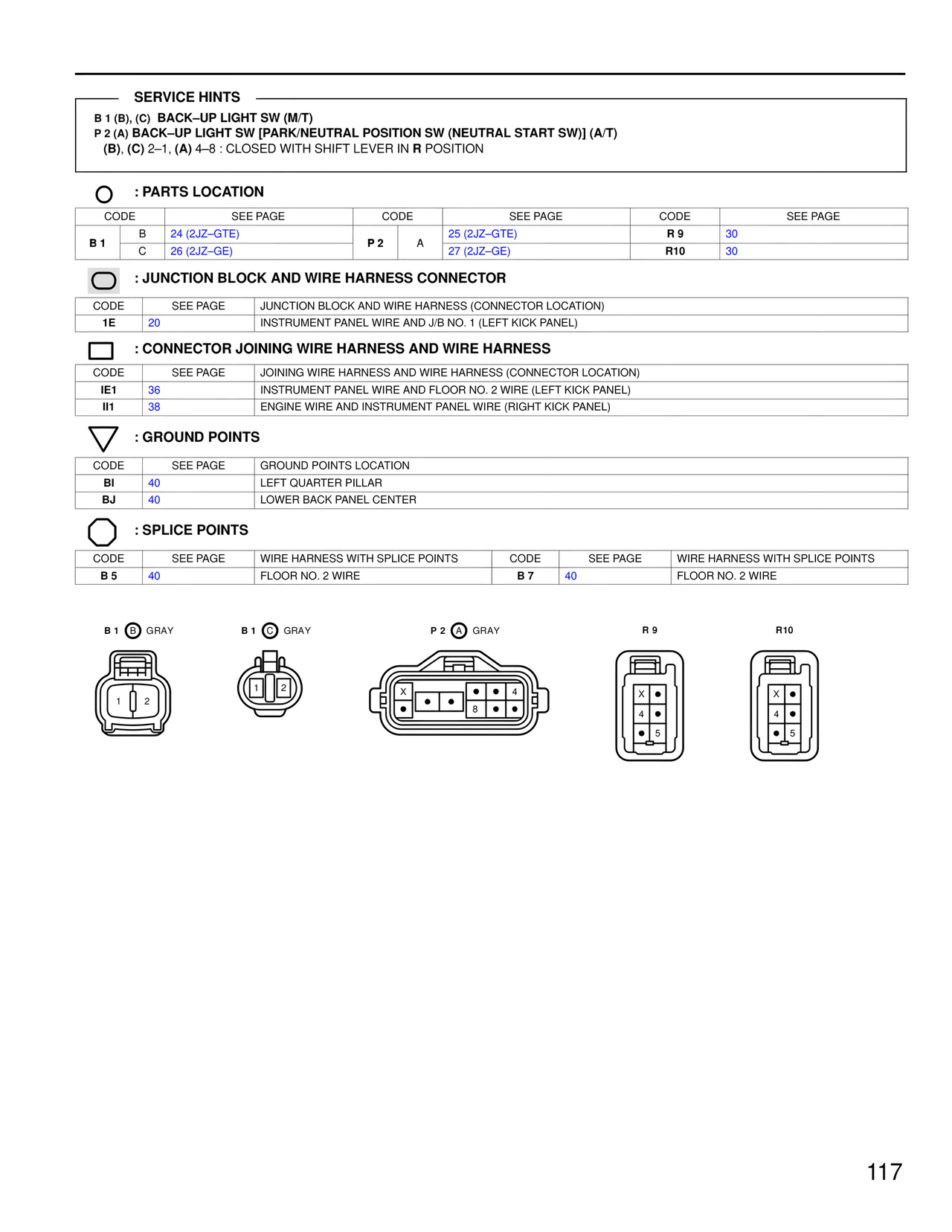 Wiring Diagrams — MK4 Supra Wiring Diagrams, page 115