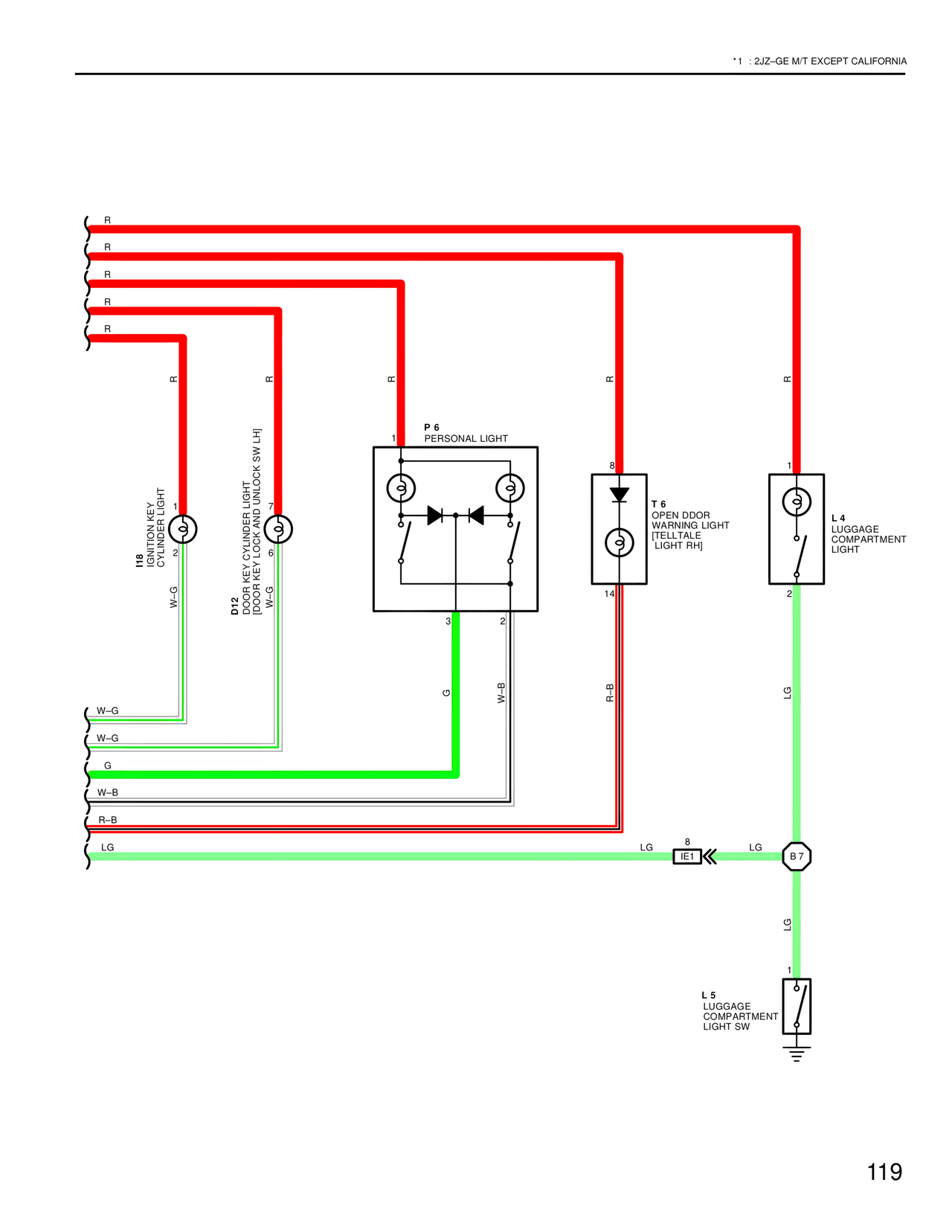 Wiring Diagrams — MK4 Supra Wiring Diagrams, page 117