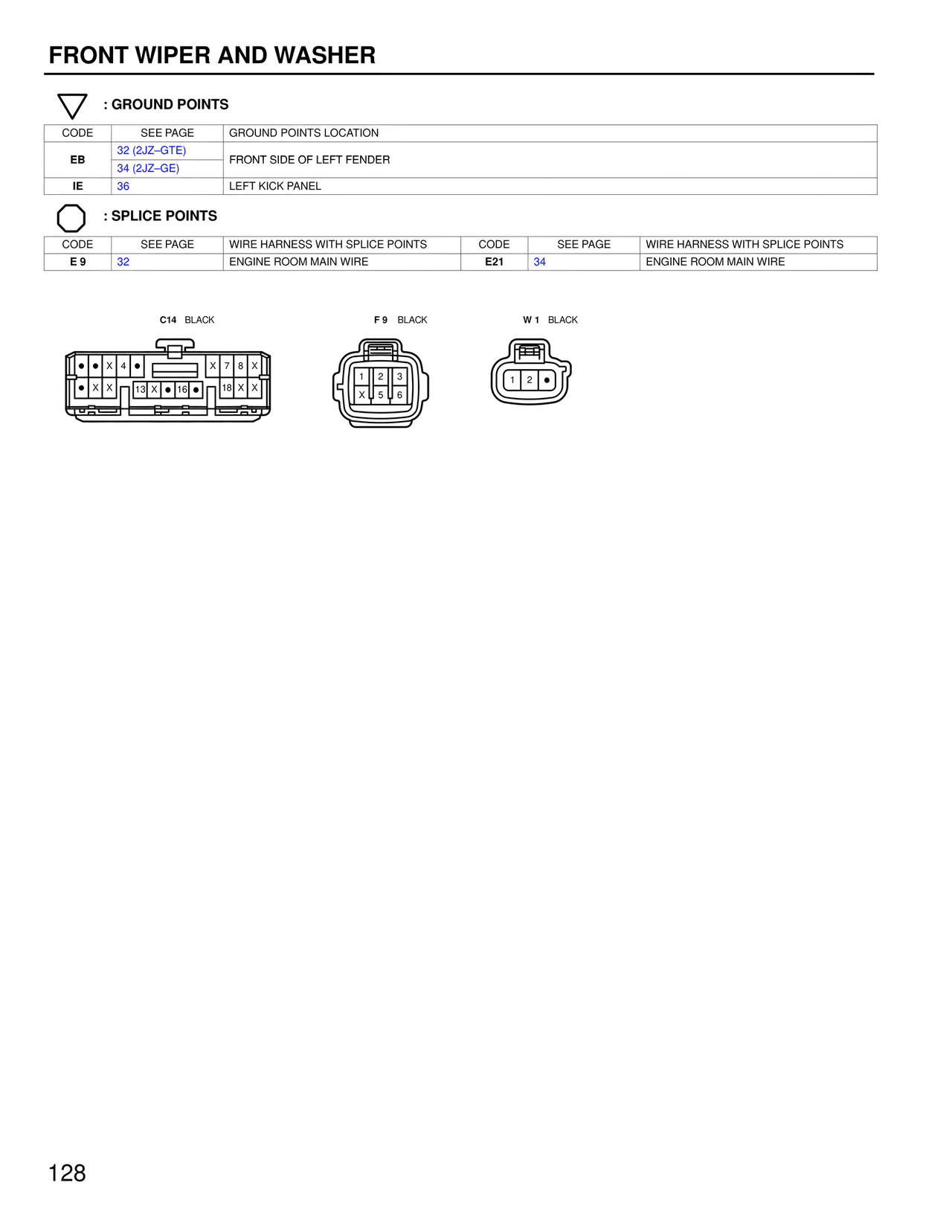 Wiring Diagrams — MK4 Supra Wiring Diagrams, page 126