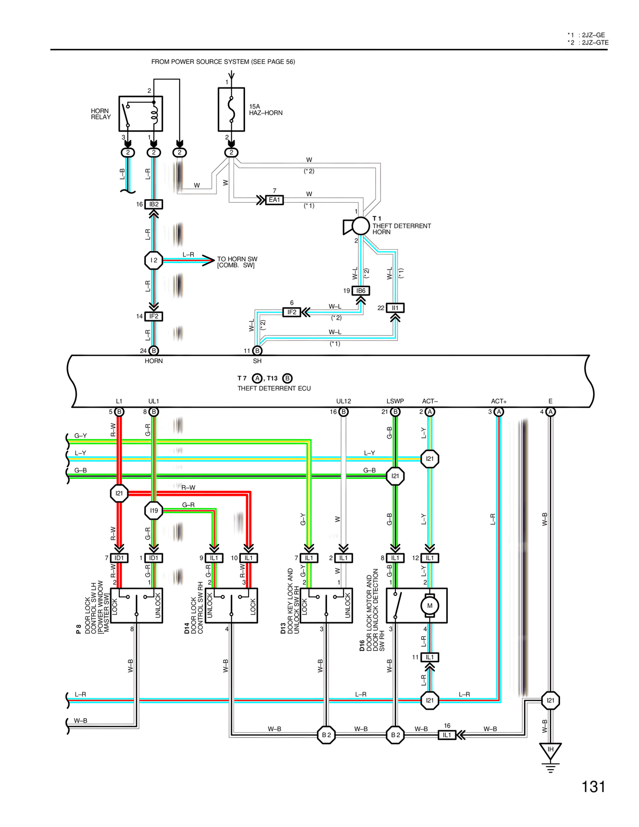 Wiring Diagrams — MK4 Supra Wiring Diagrams, page 129