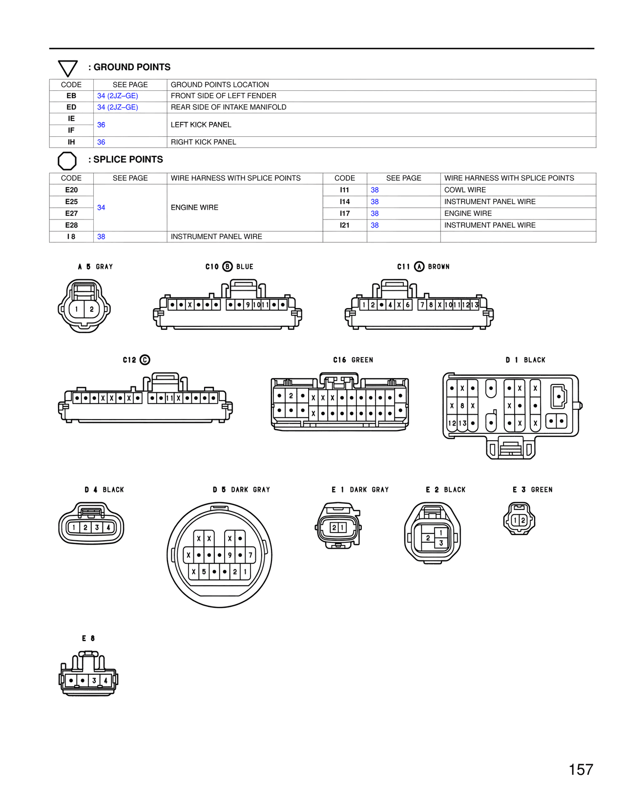 Wiring Diagrams — MK4 Supra Wiring Diagrams, page 154