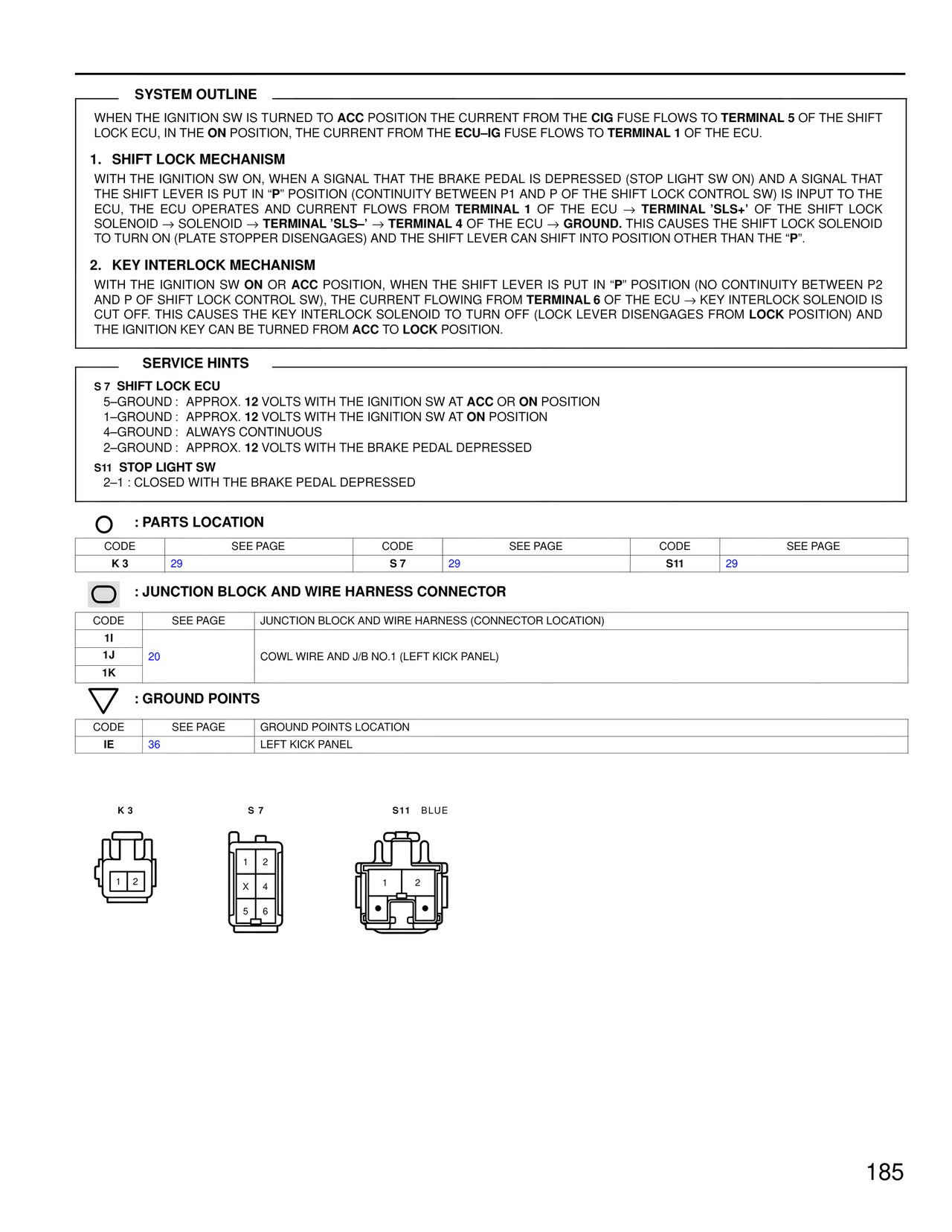 System Outline — MK4 Supra Wiring Diagrams, page 182