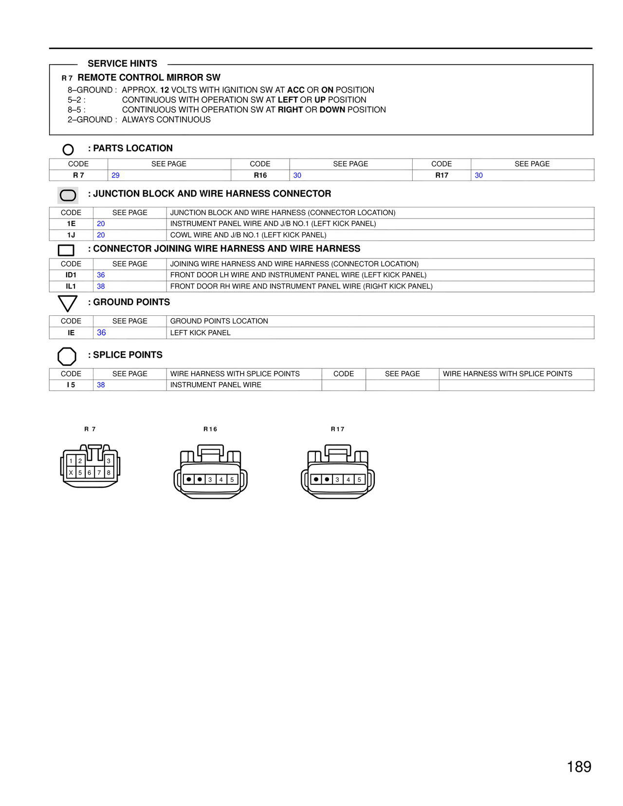 Service Hints — MK4 Supra Wiring Diagrams, page 186