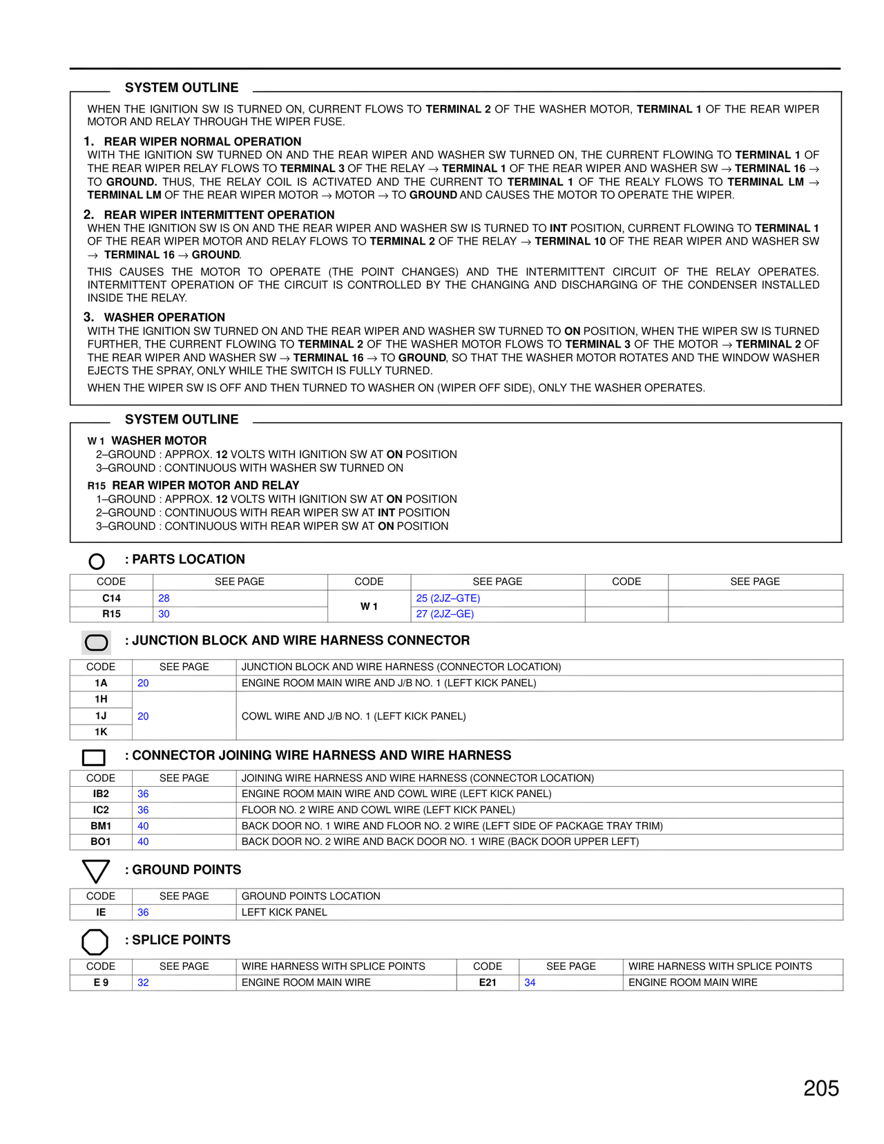 Wiring Diagrams — MK4 Supra Wiring Diagrams, page 202