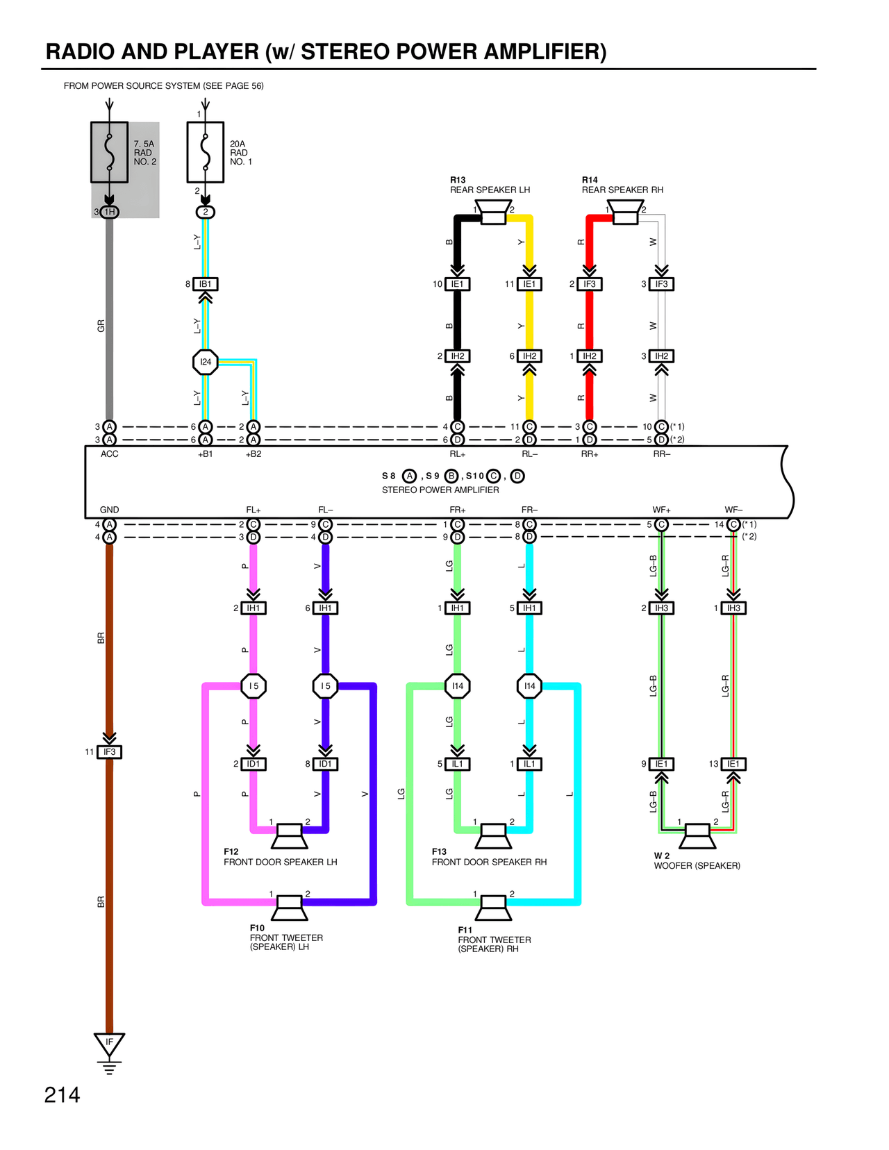 Wiring Diagrams — MK4 Supra Wiring Diagrams, page 210