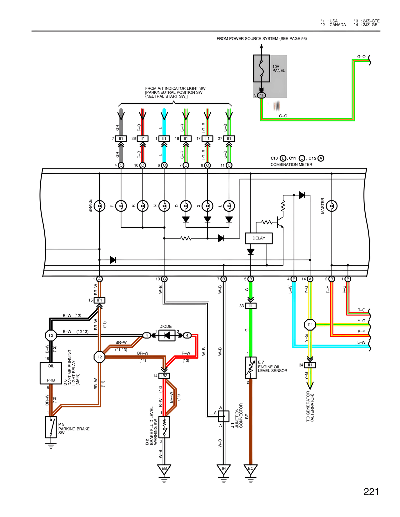 Wiring Diagrams — MK4 Supra Wiring Diagrams, page 217