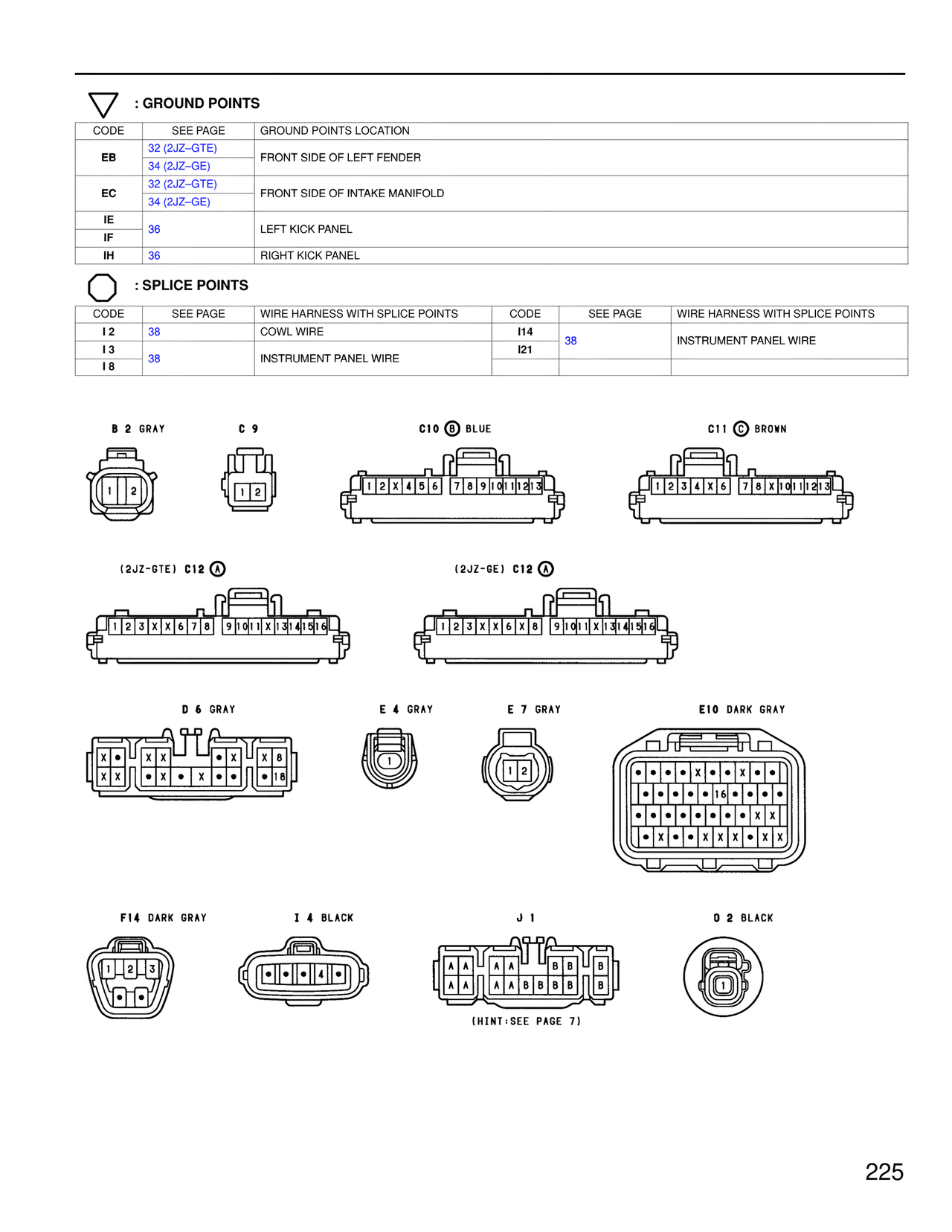 Wiring Diagrams — MK4 Supra Wiring Diagrams, page 221