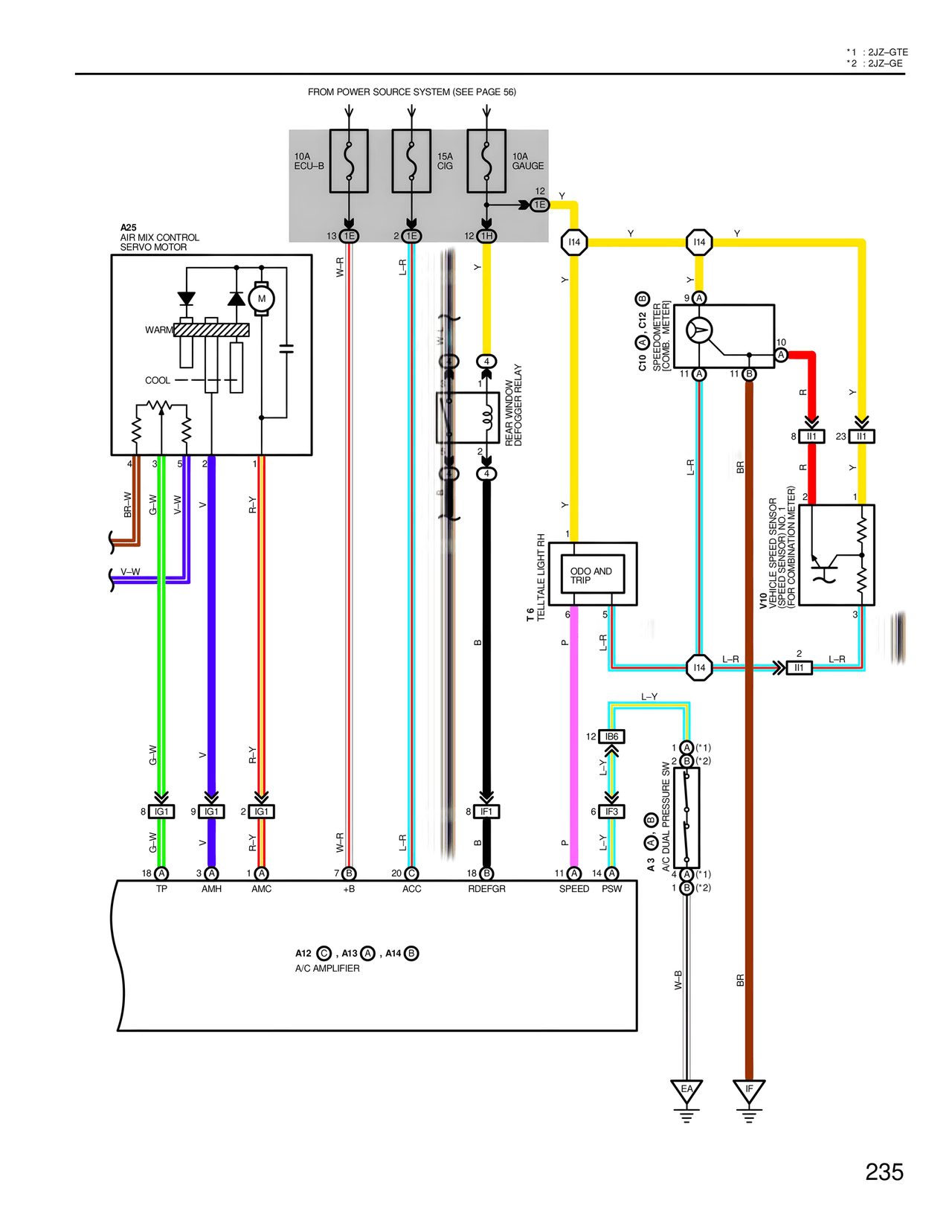 Wiring Diagrams — MK4 Supra Wiring Diagrams, page 230