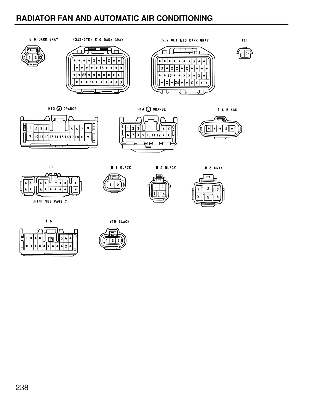 Wiring Diagrams — MK4 Supra Wiring Diagrams, page 233