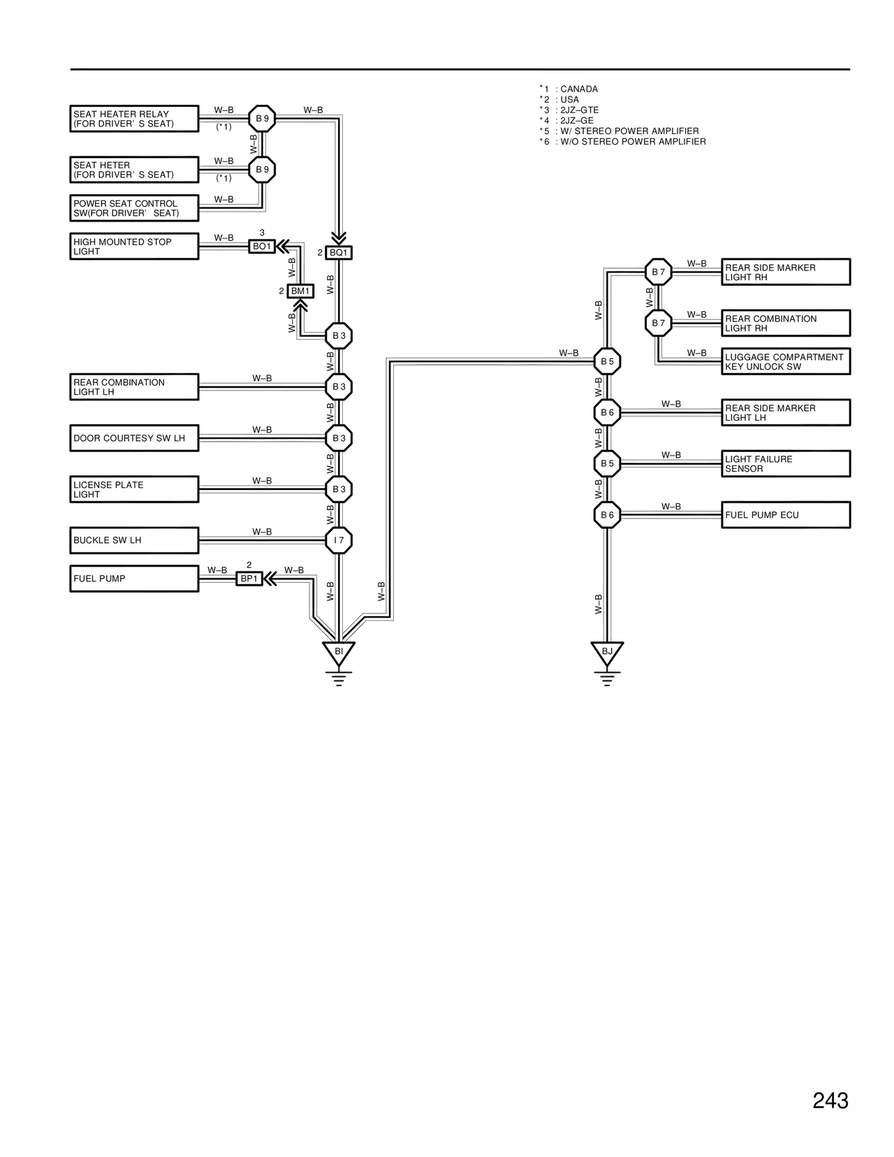 Wiring Diagrams — MK4 Supra Wiring Diagrams, page 237
