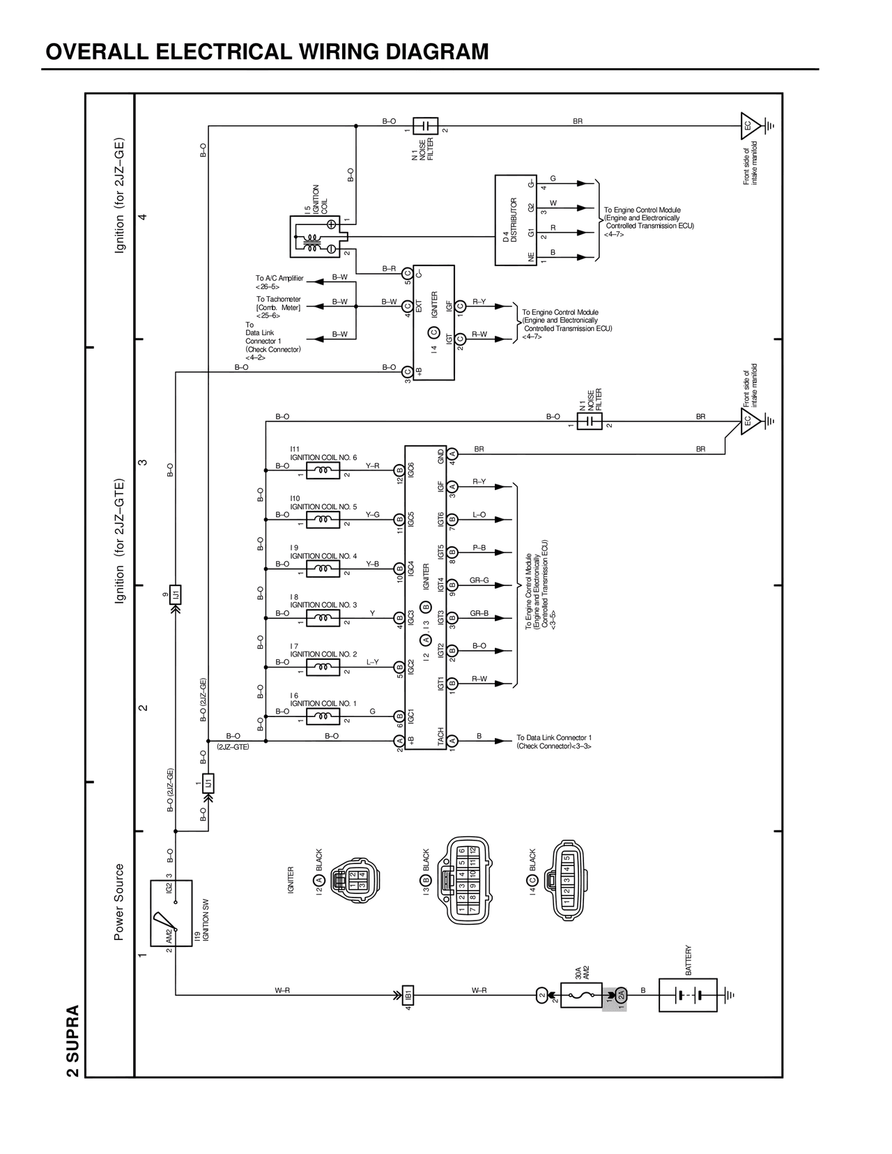 Wiring Diagrams — MK4 Supra Wiring Diagrams, page 244