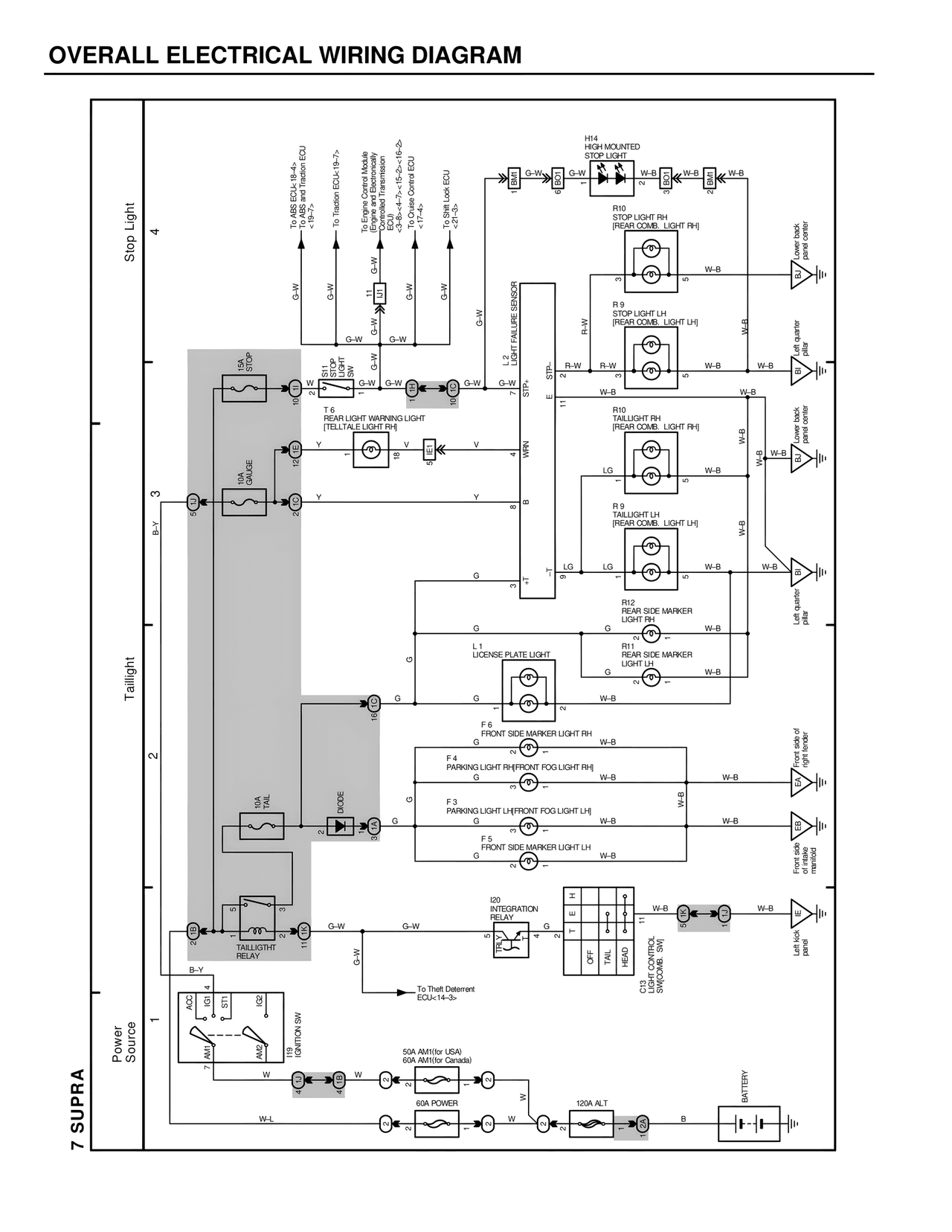 Wiring Diagrams — MK4 Supra Wiring Diagrams, page 252