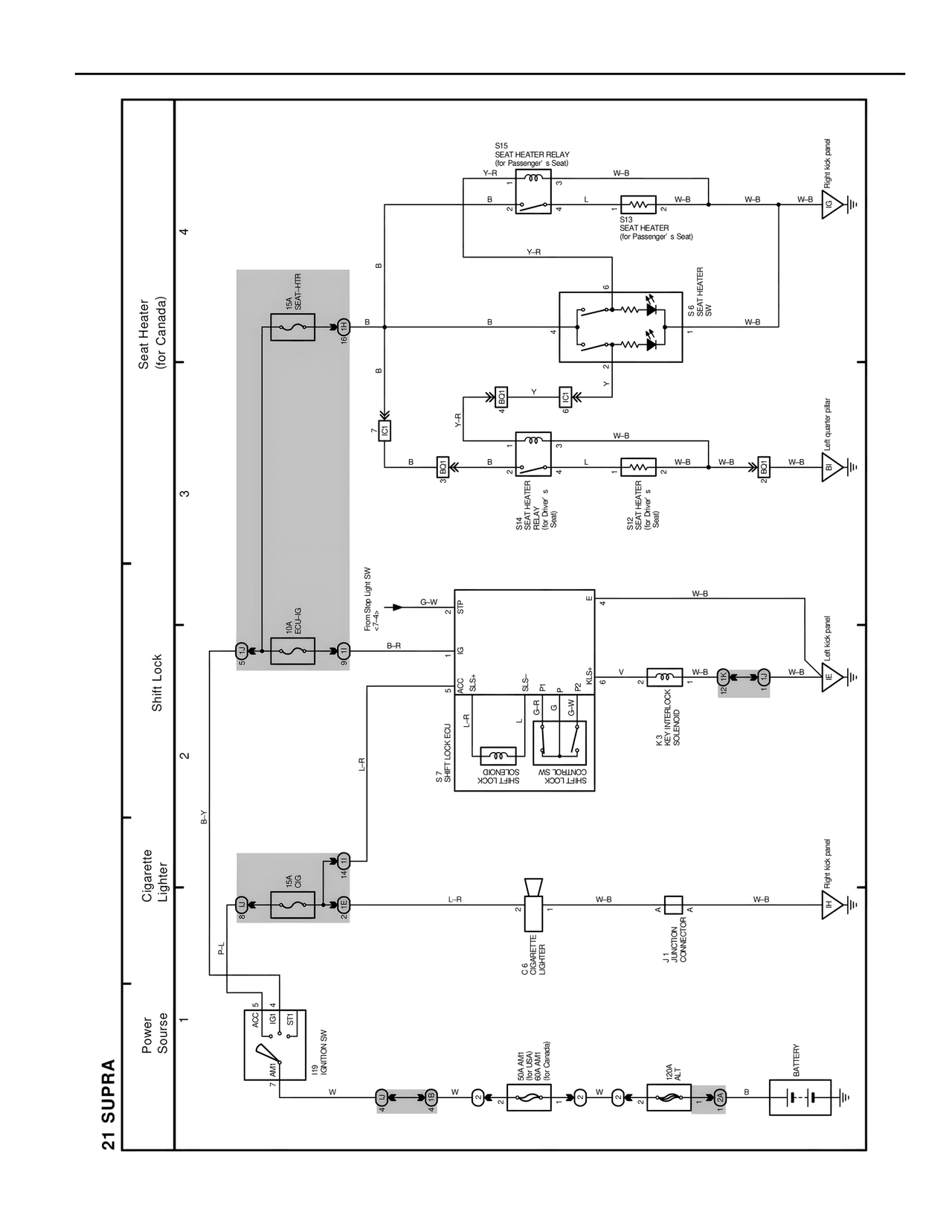21 Supra — MK4 Supra Wiring Diagrams, page 269