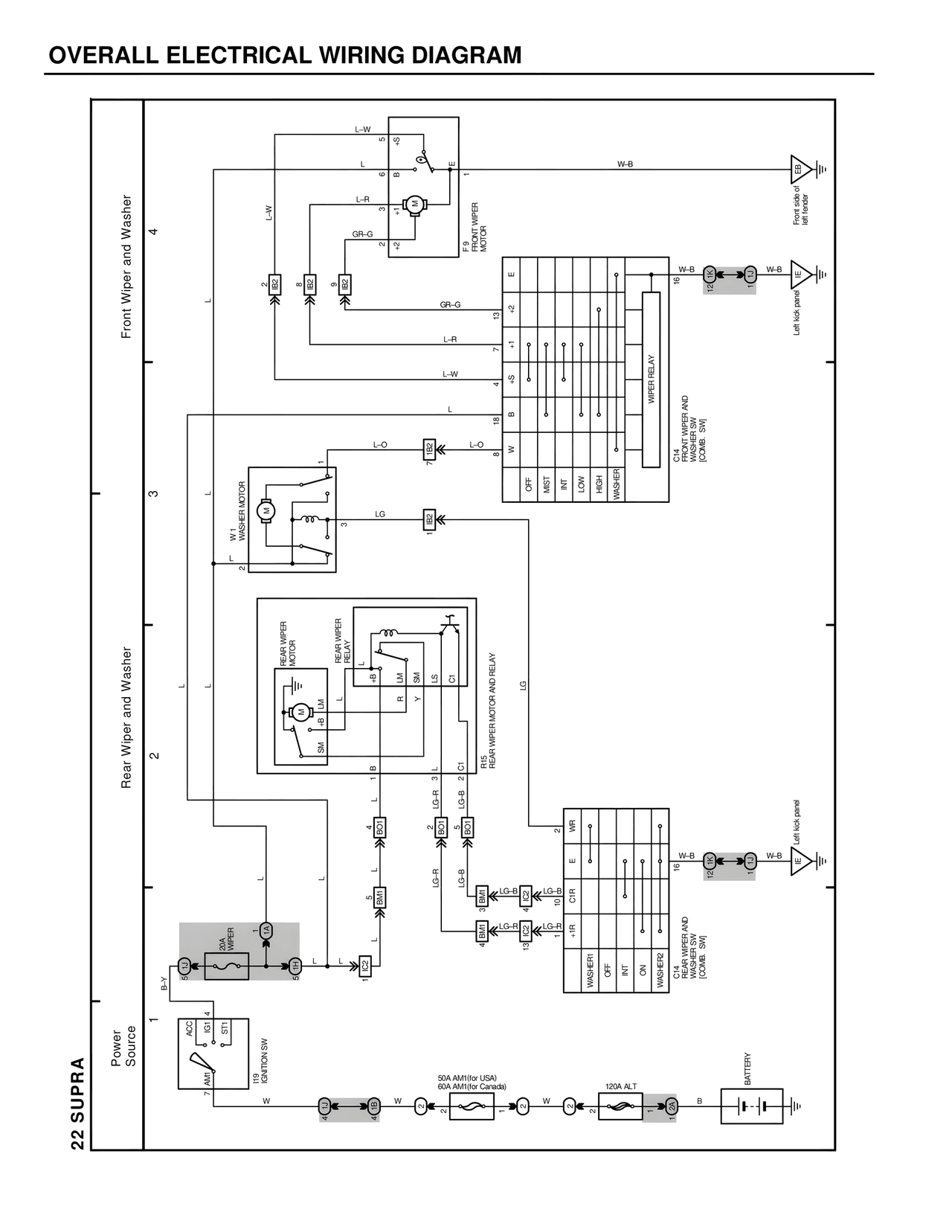 Wiring Diagrams — MK4 Supra Wiring Diagrams, page 270