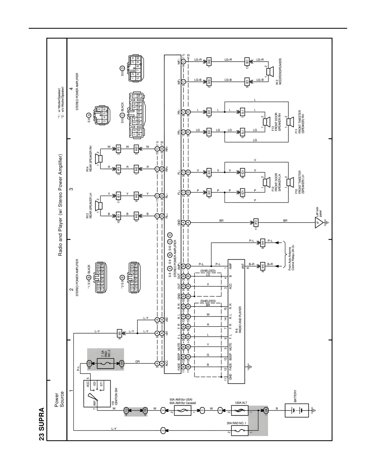 Wiring Diagrams — MK4 Supra Wiring Diagrams, page 271