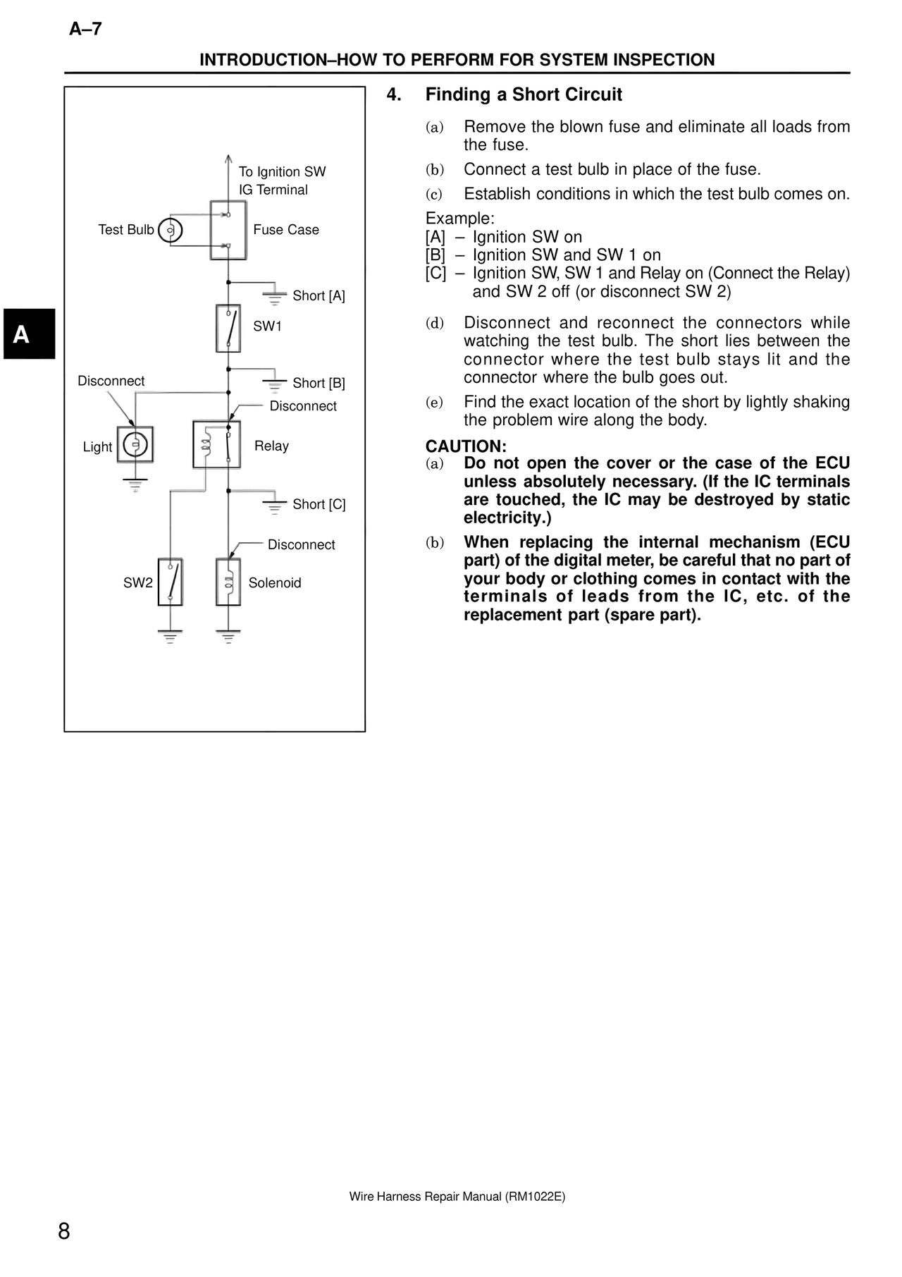 Finding a Short Circuit — MK4 Supra Wire Harness, page 8