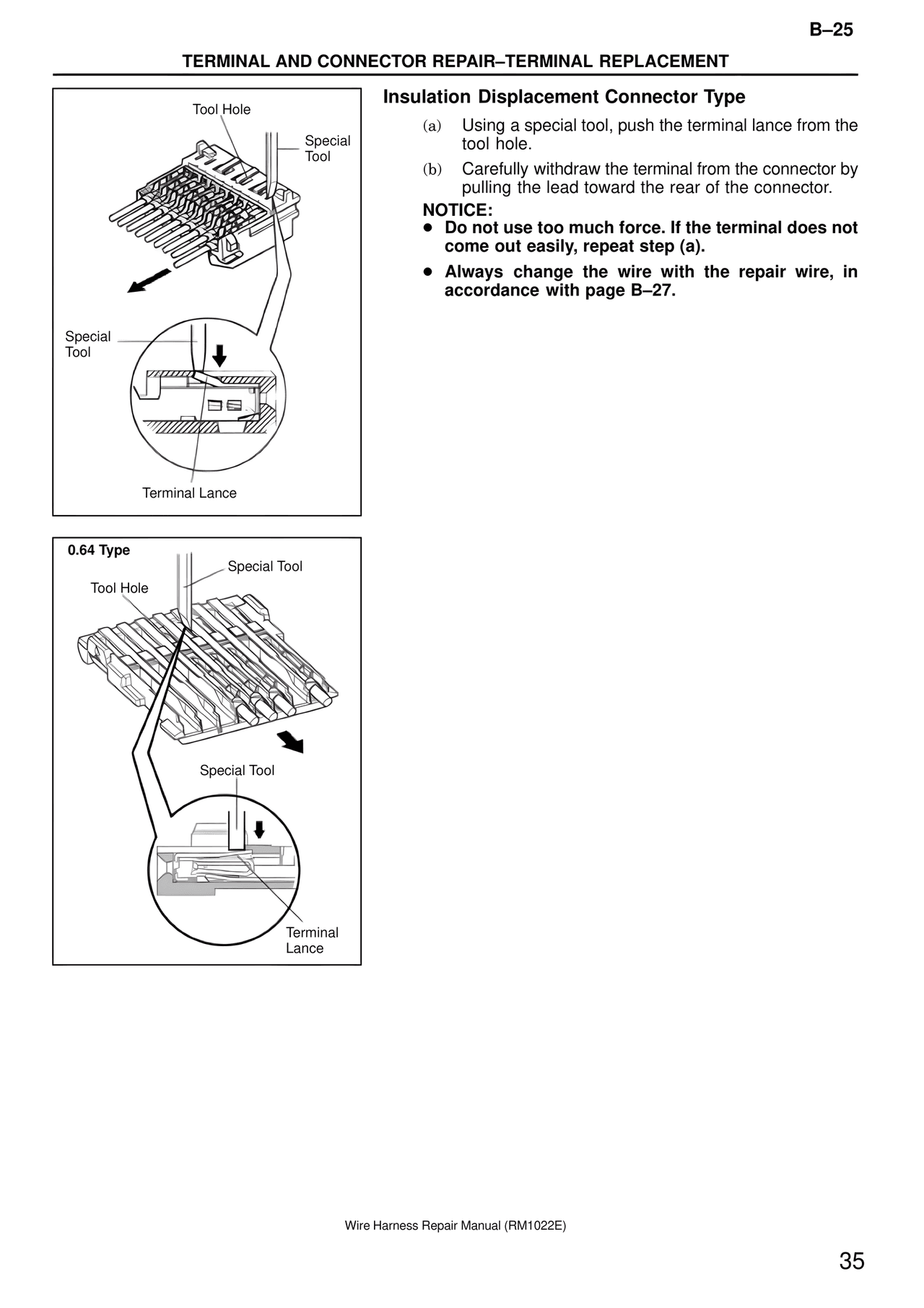 Insulation Displacement Connector Type — MK4 Supra Wire Harness, page 35